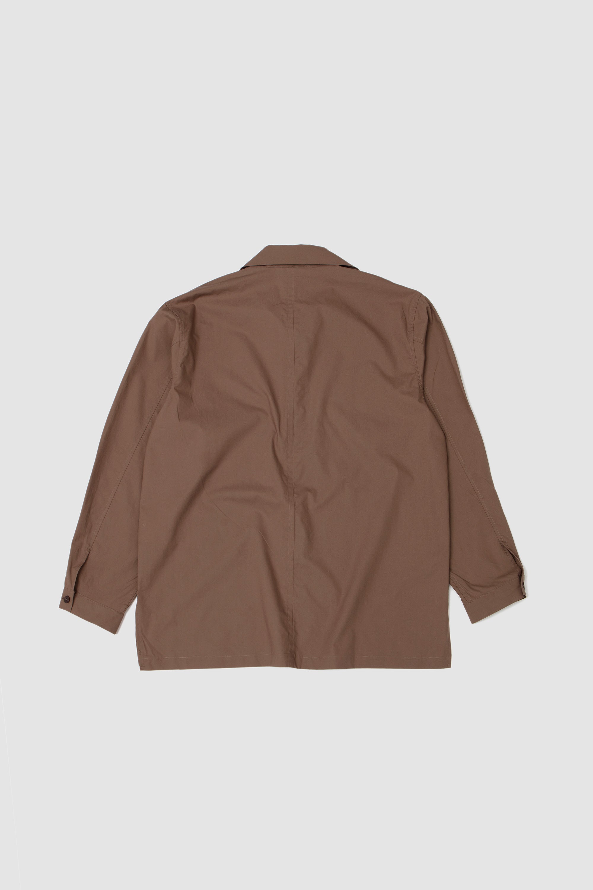 Buttonless Over Shirt Mocha Beige_4
