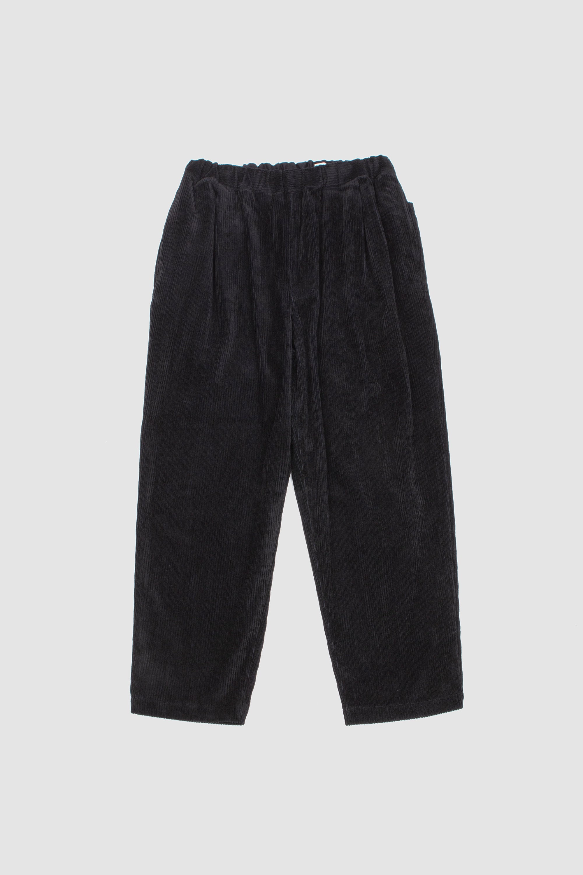 Corduroy Easy Pants Black