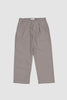 SPORTIVO STORE_Cupro Mixed Straight Pants Greige_2