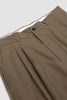 SPORTIVO STORE_Deep Tuck Pressed Pants Olive_3