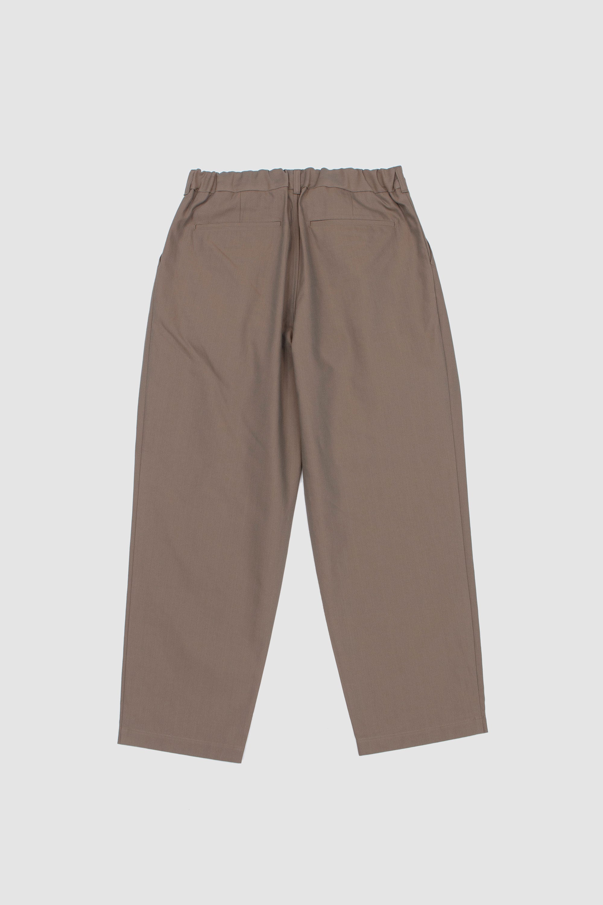 Deep Tuck Pressed Pants Olive_4