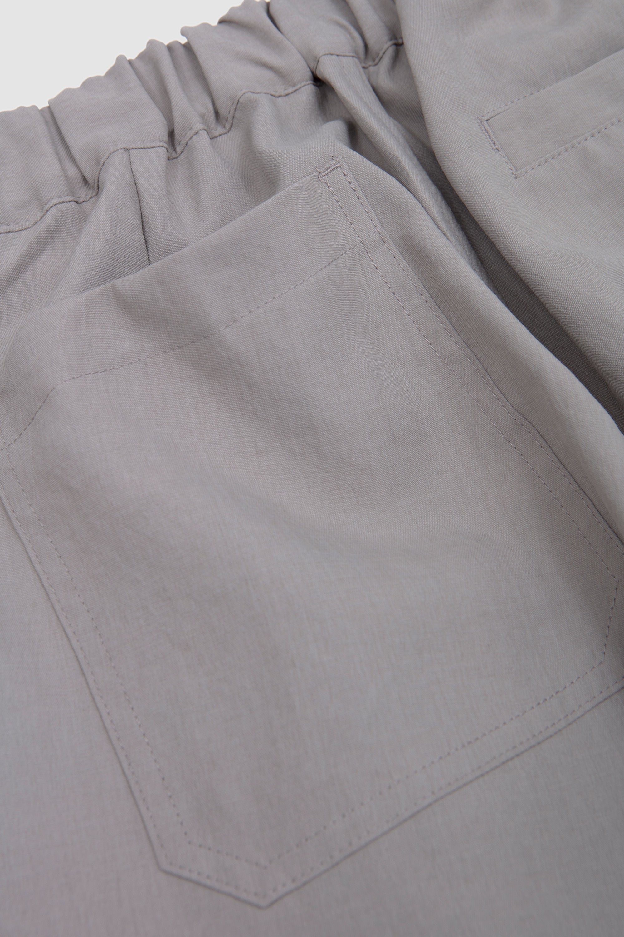 Elasticated Easy Pants Greige