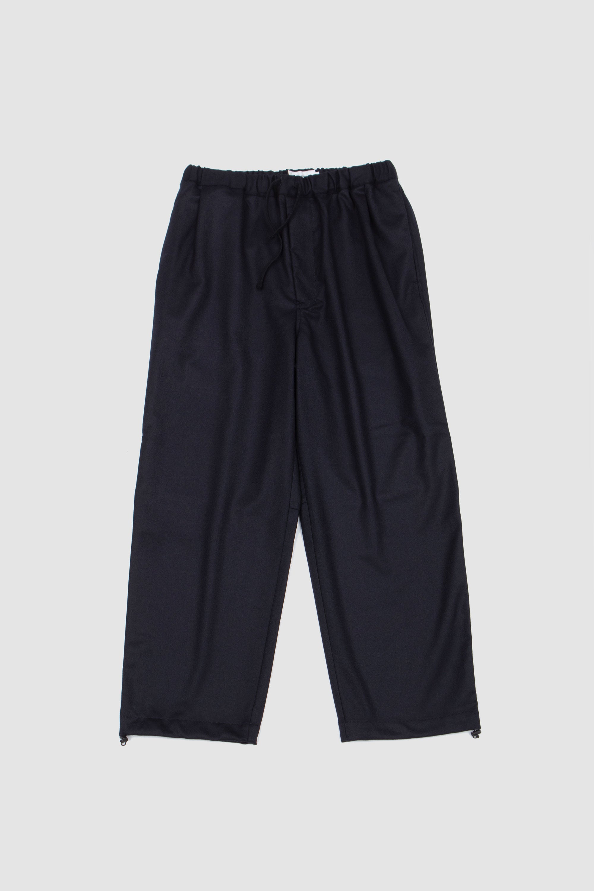 Free Adjusting Wool Pants Black Navy_1