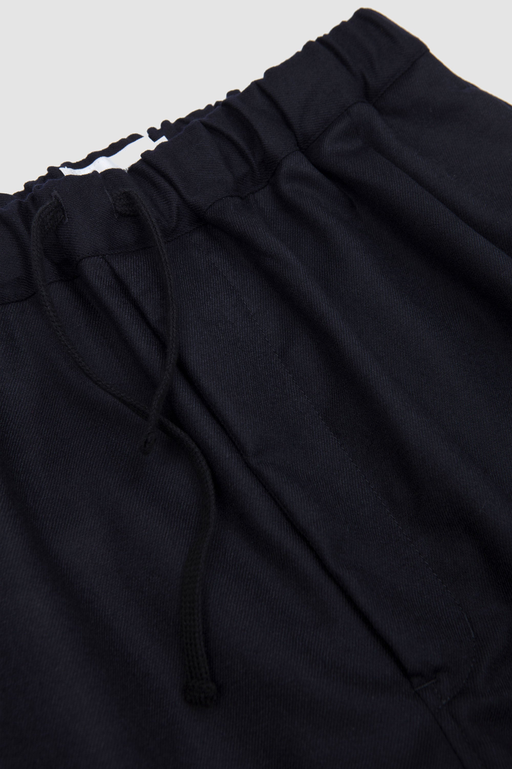 Free Adjusting Wool Pants Black Navy