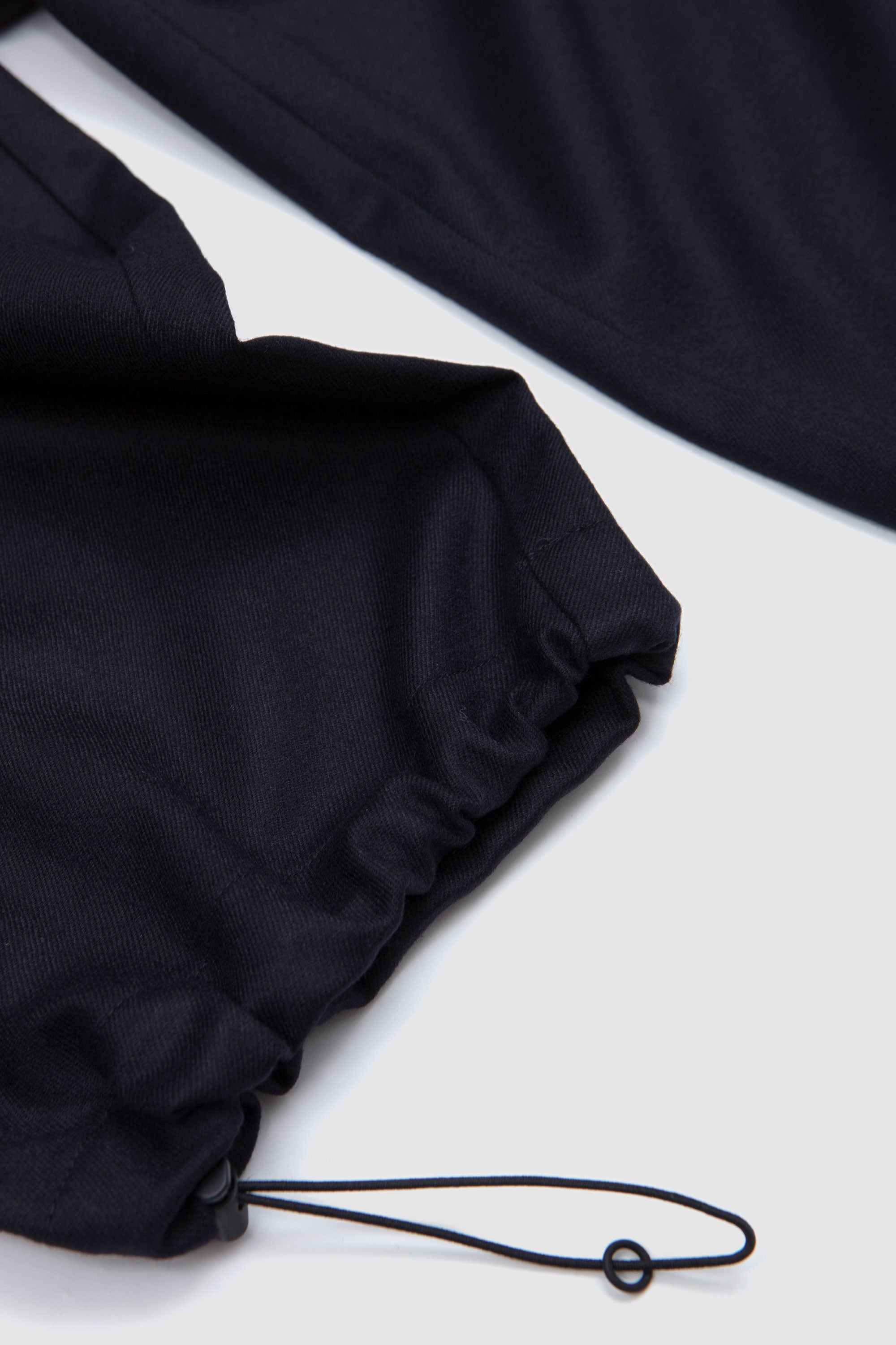 Free Adjusting Wool Pants Black Navy