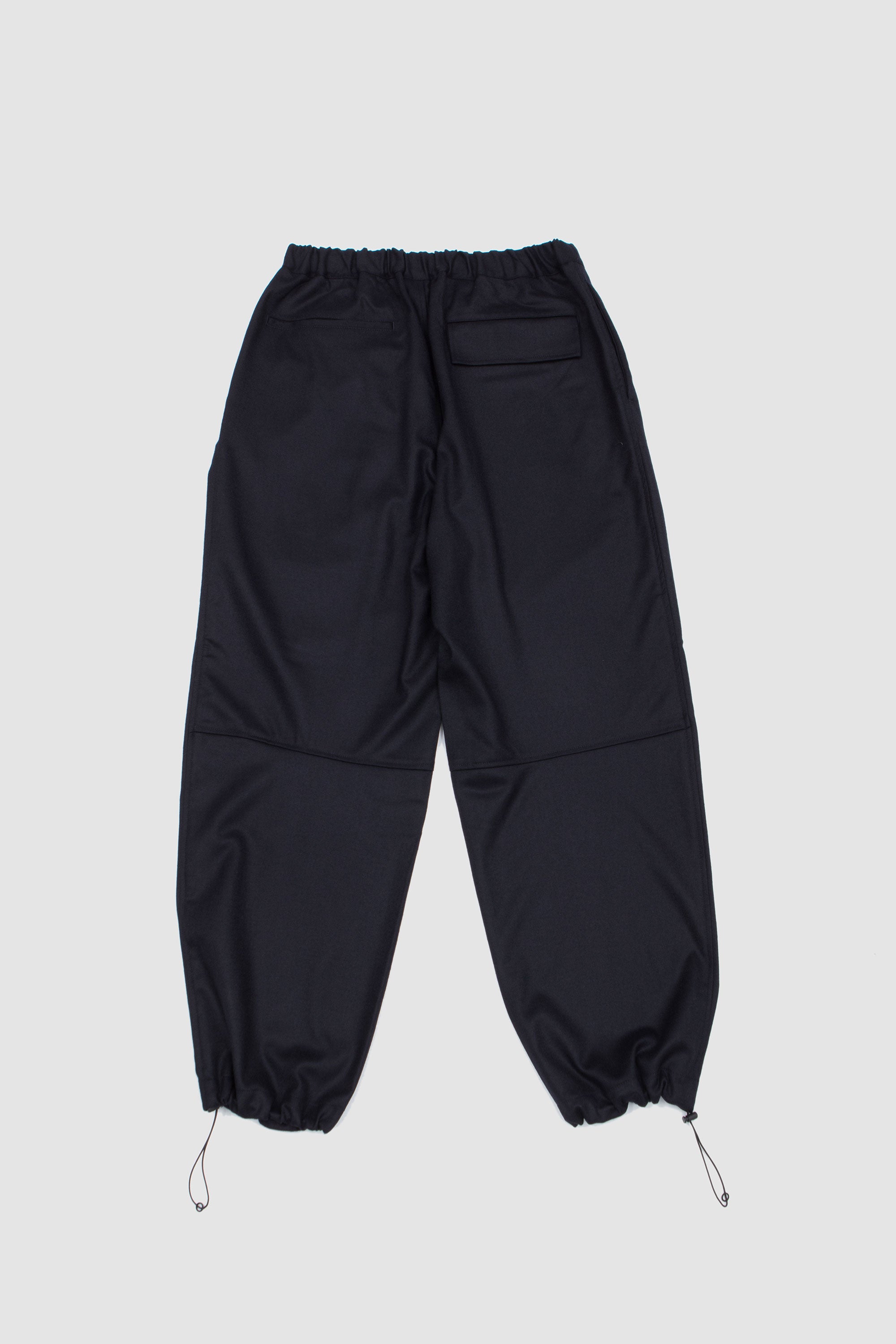 Free Adjusting Wool Pants Black Navy_4