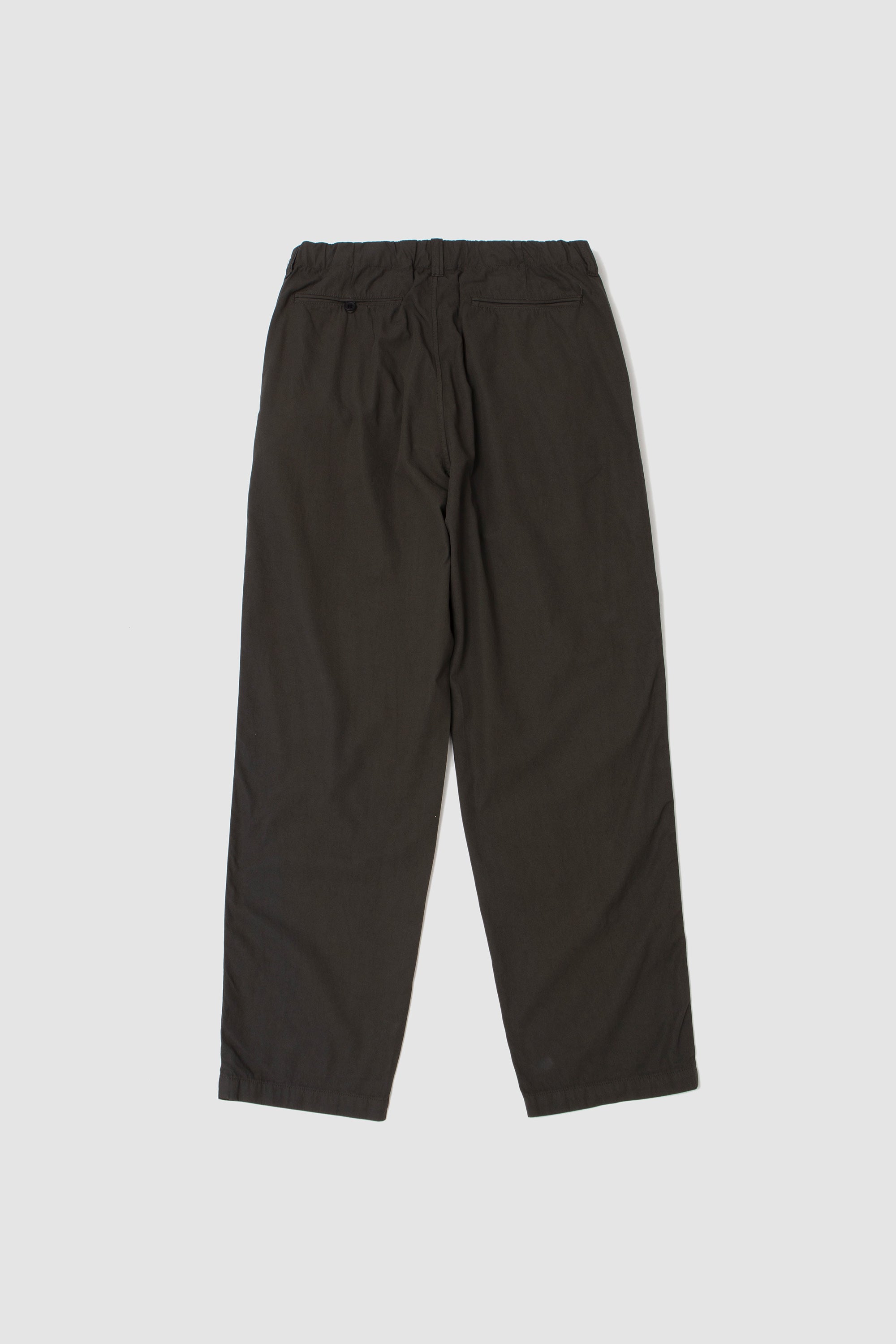 Garment-Dye 2 Pleat Pants Dark Olive_4