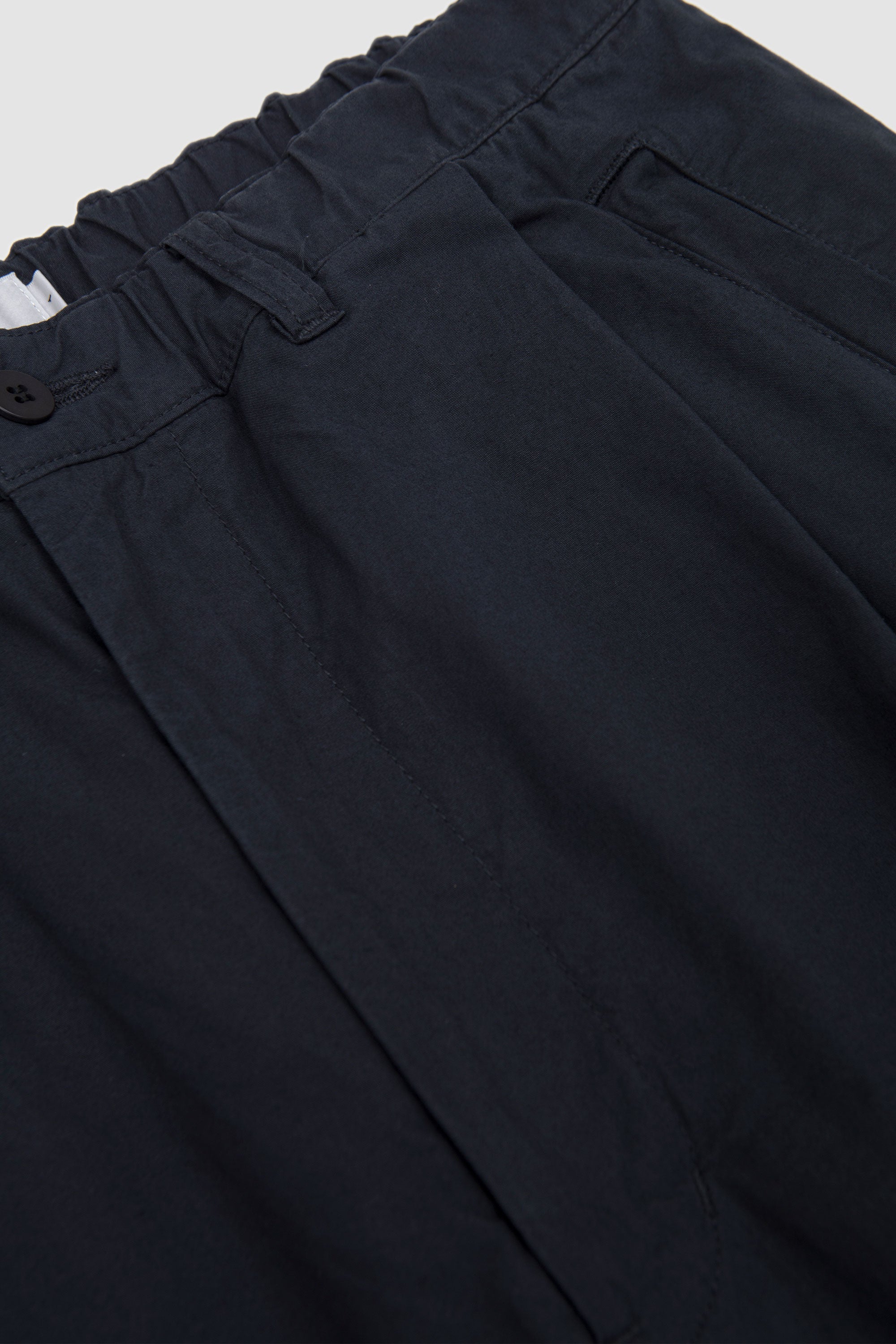 Garment-Dye Deep Tuck Pants Blue Charcoal