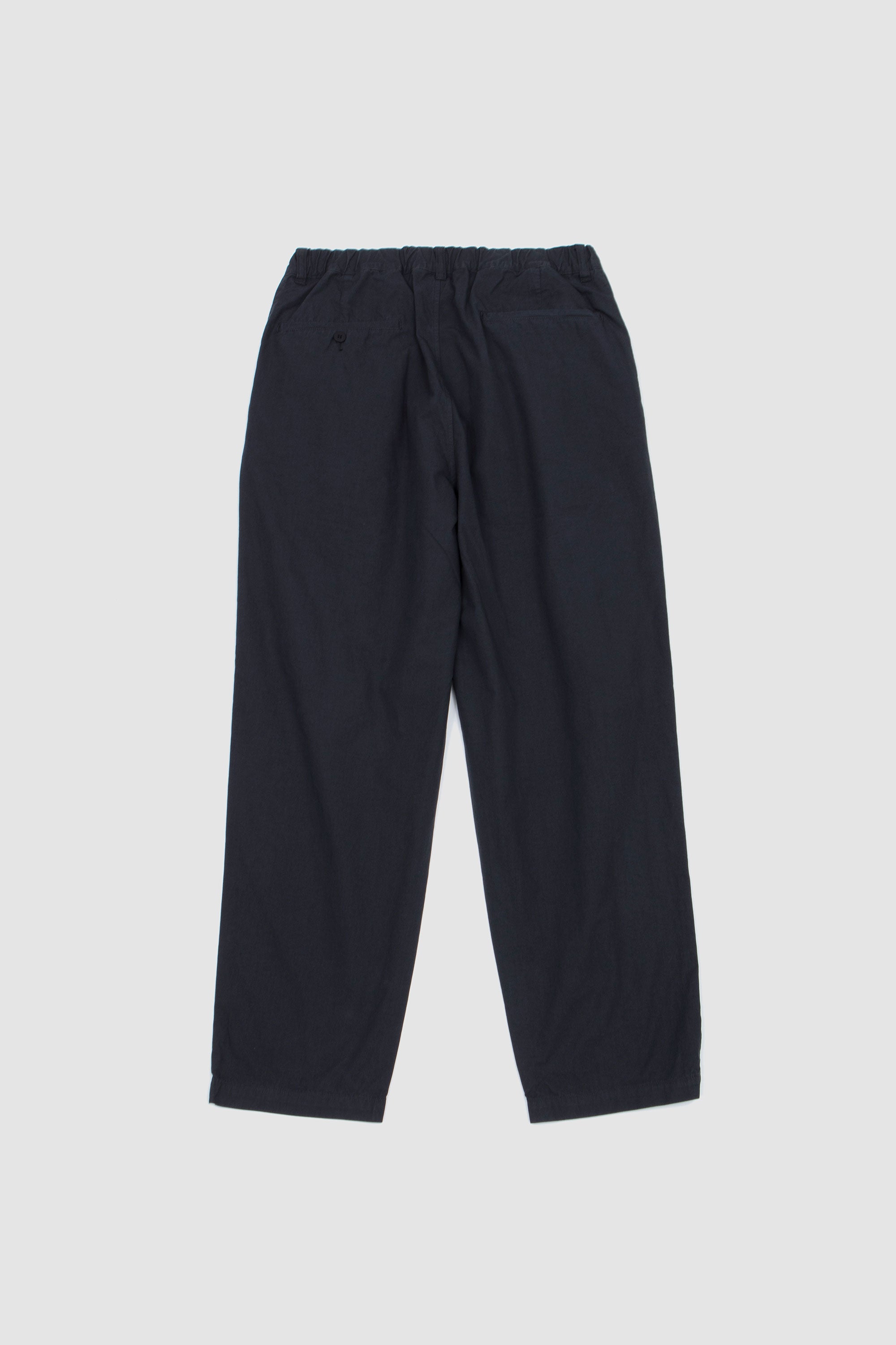 Garment-Dye Deep Tuck Pants Blue Charcoal_4