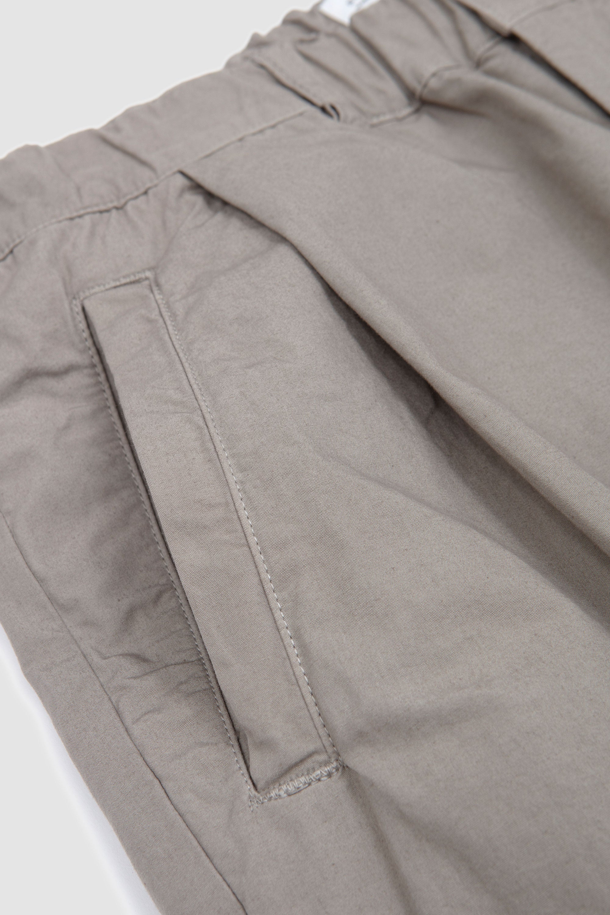 Garment-Dye Deep Tuck Pants Greige_3