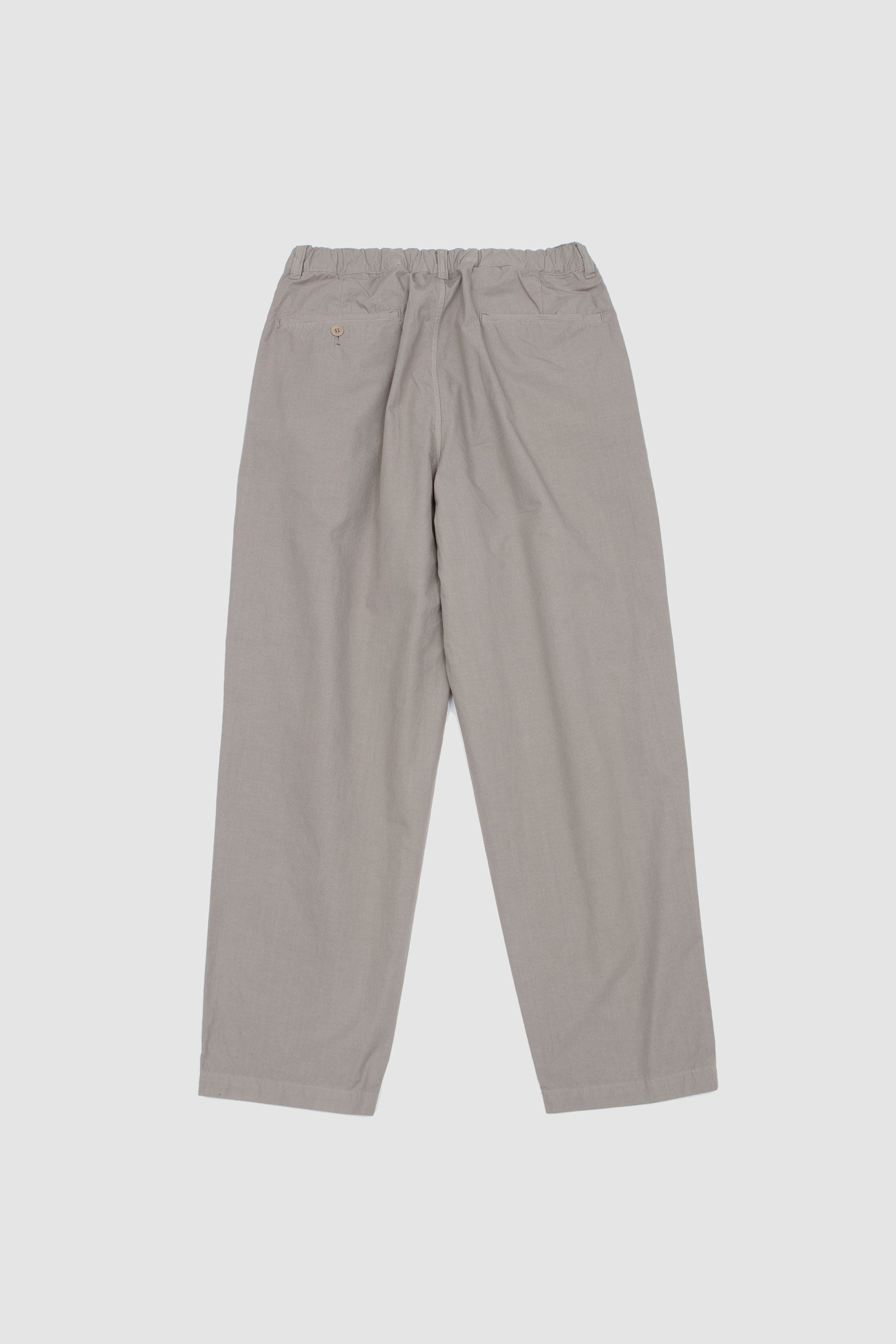 Garment-Dye Deep Tuck Pants Greige_4