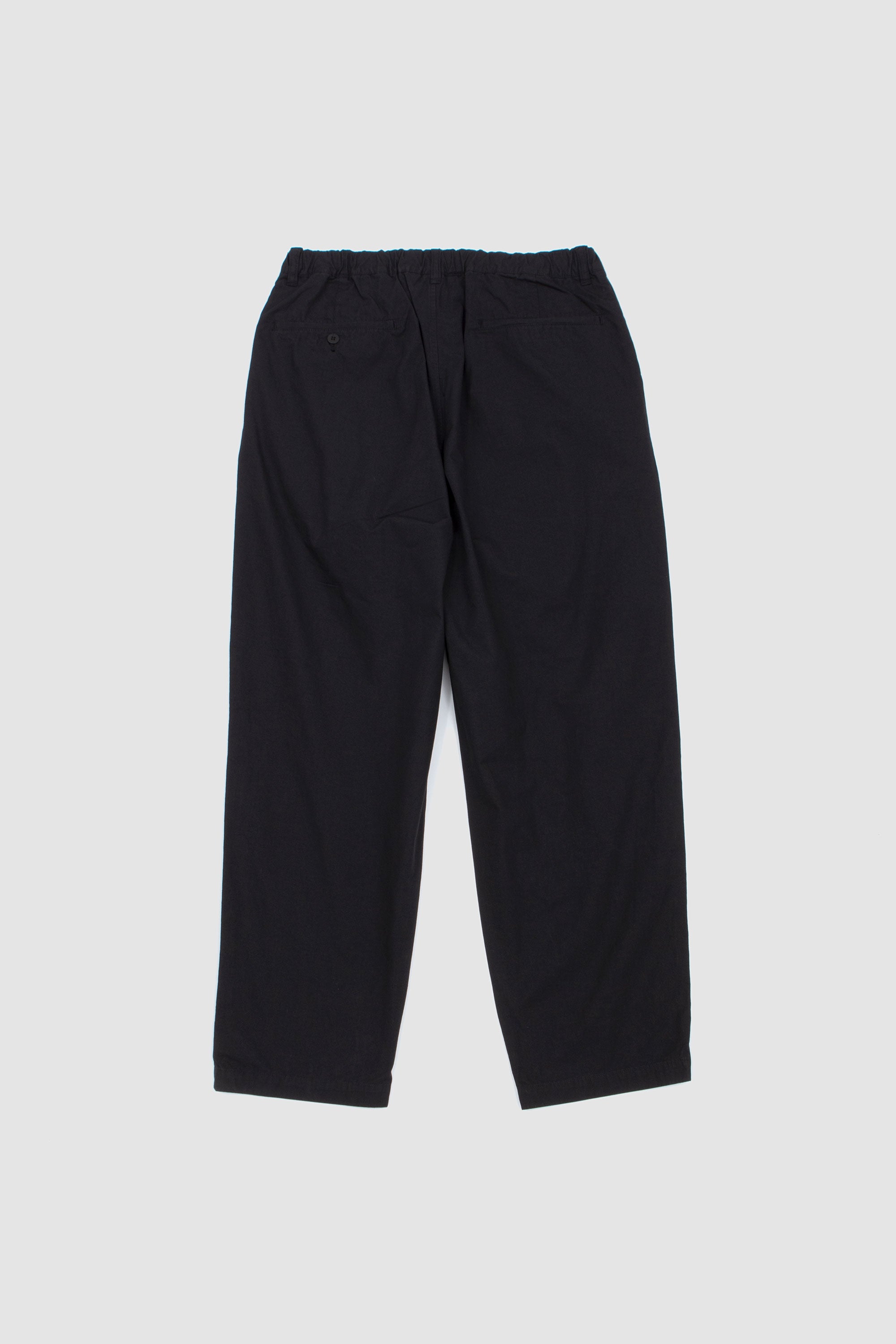 Garment-Dye Deep Tuck Pants Ink Black_4