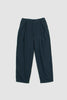 SPORTIVO STORE_Garment-Dye Deep Tuck Pants Teal Blue