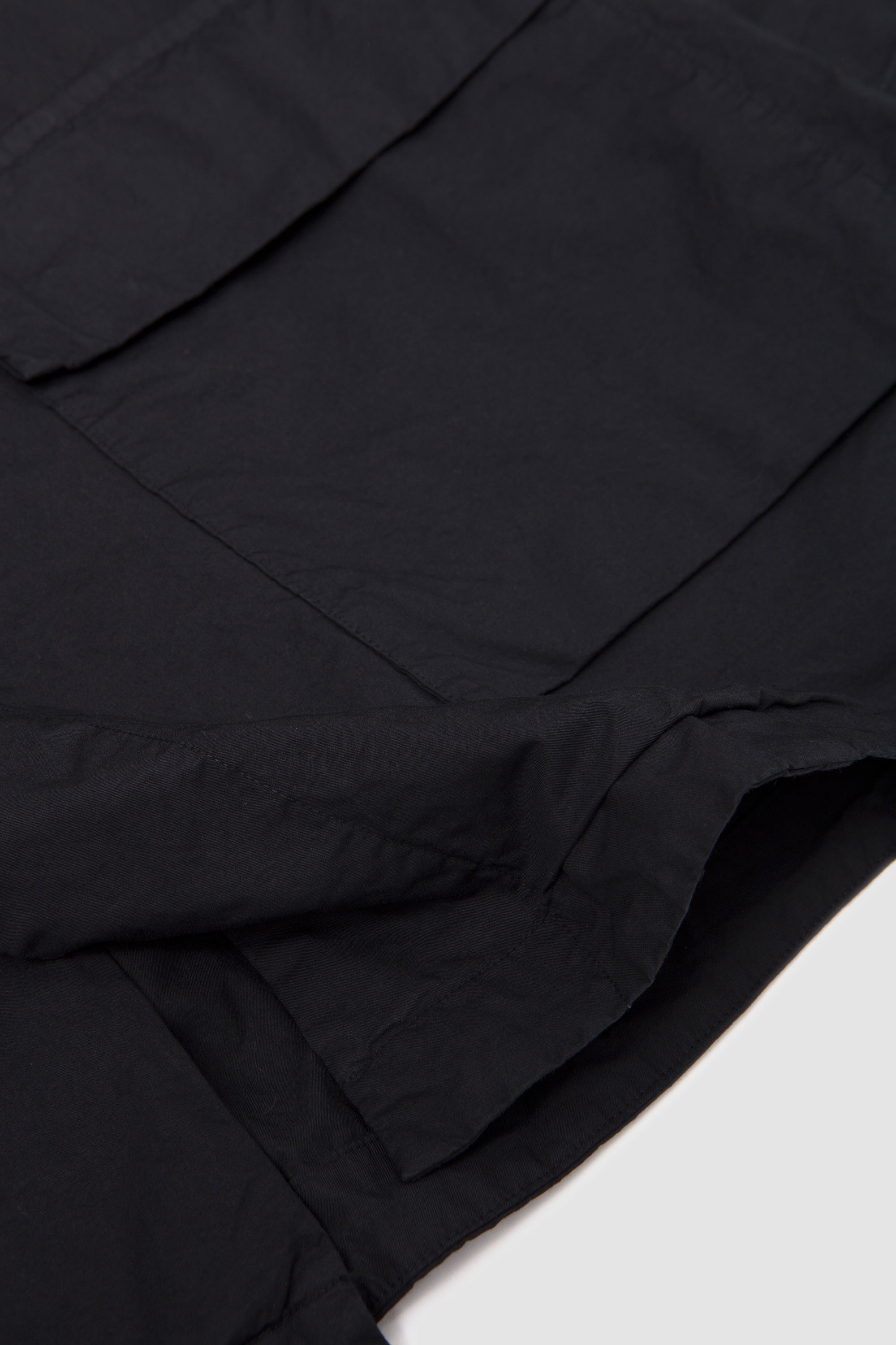 Garment-Dye Half Coat Black Navy