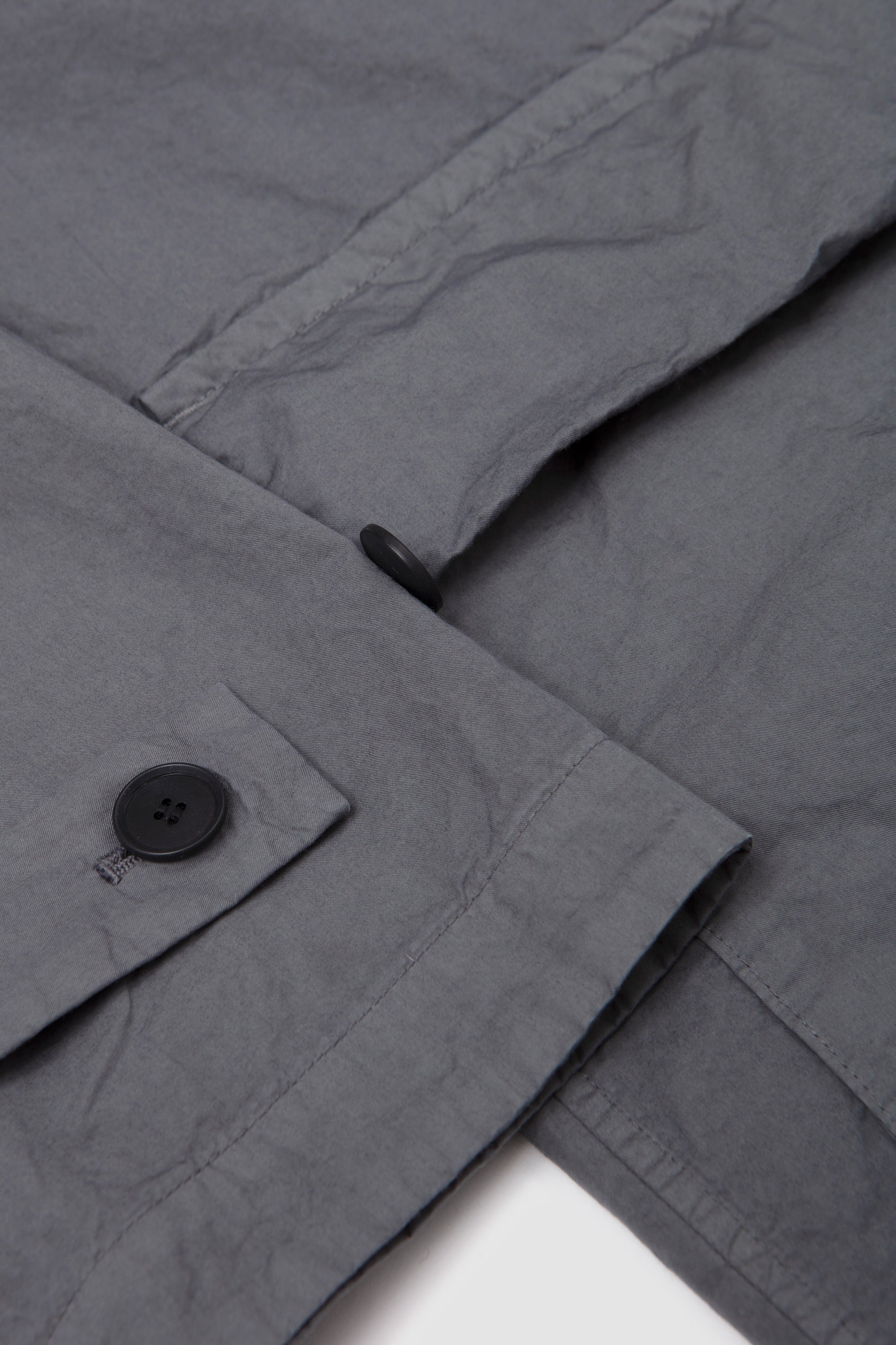 Garment-Dye Half Coat Blue Grey