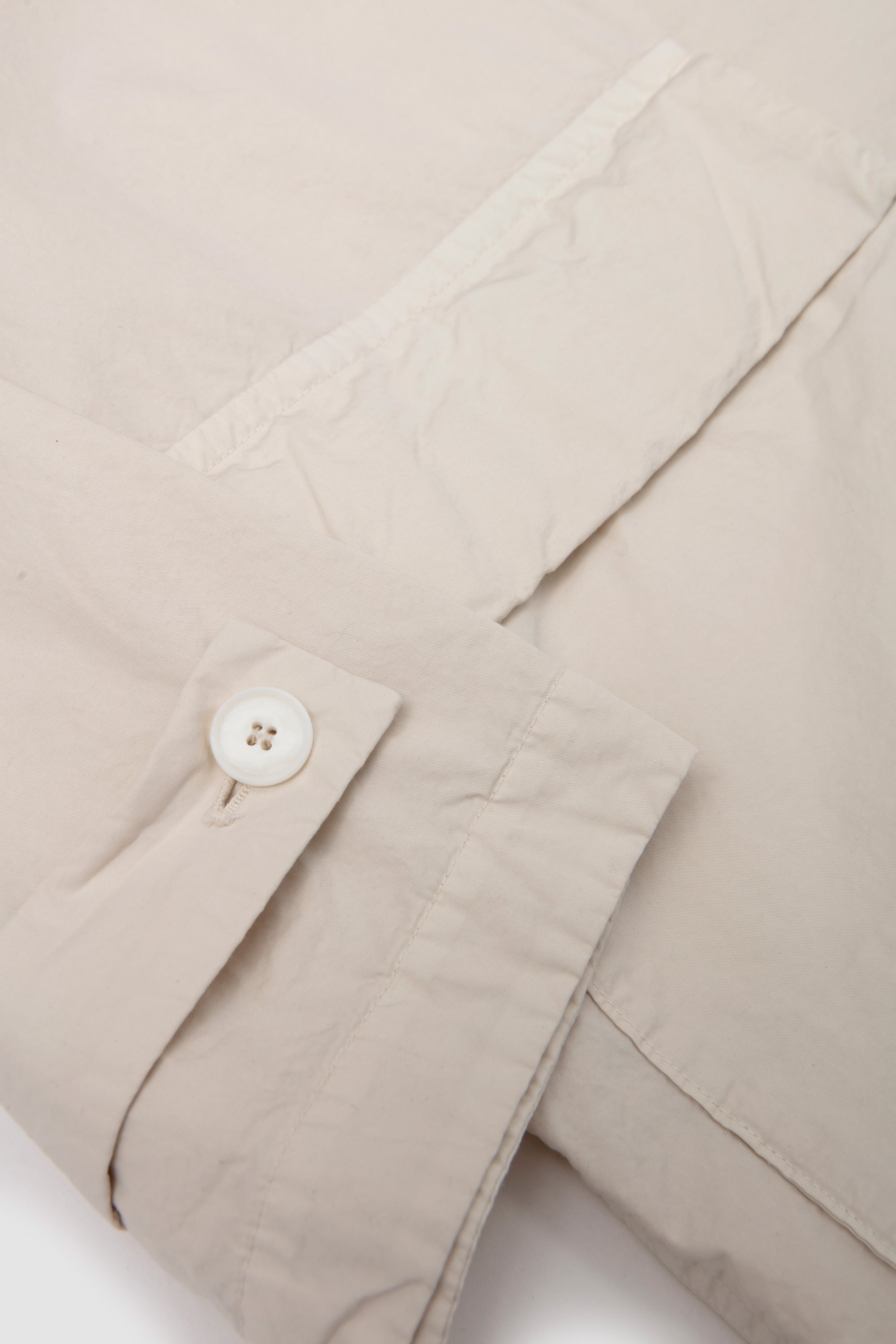 Garment-Dye Half Coat Ecru