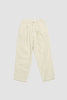SPORTIVO STORE_Garment Dyed Corduroy Pants Off White