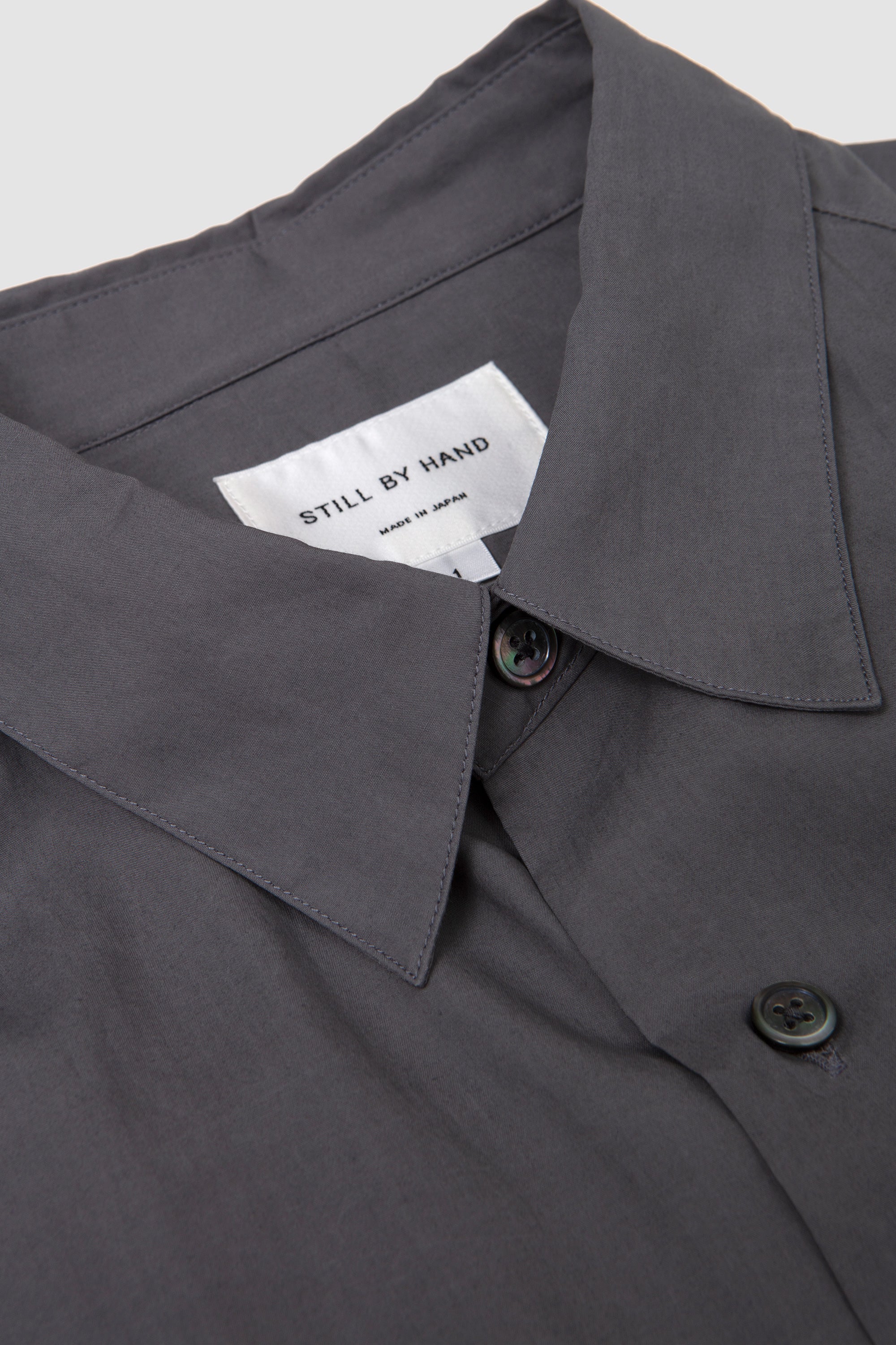 Half Sleeve Cotton Shirt Grey_2