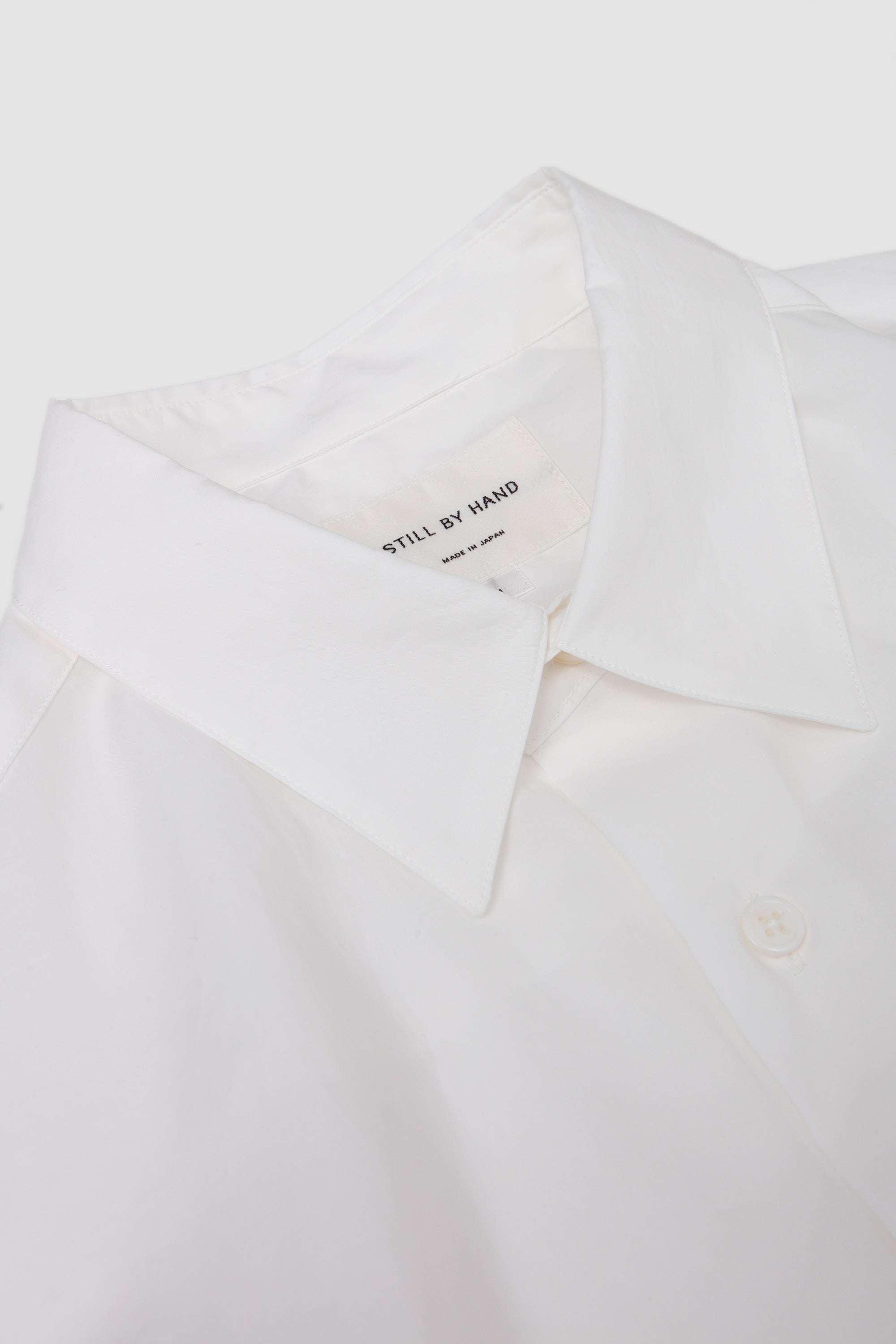 Half Sleeve Cotton Shirt White_2