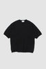 SPORTIVO STORE_Half Sleeve Knit T-Shirt Black_2