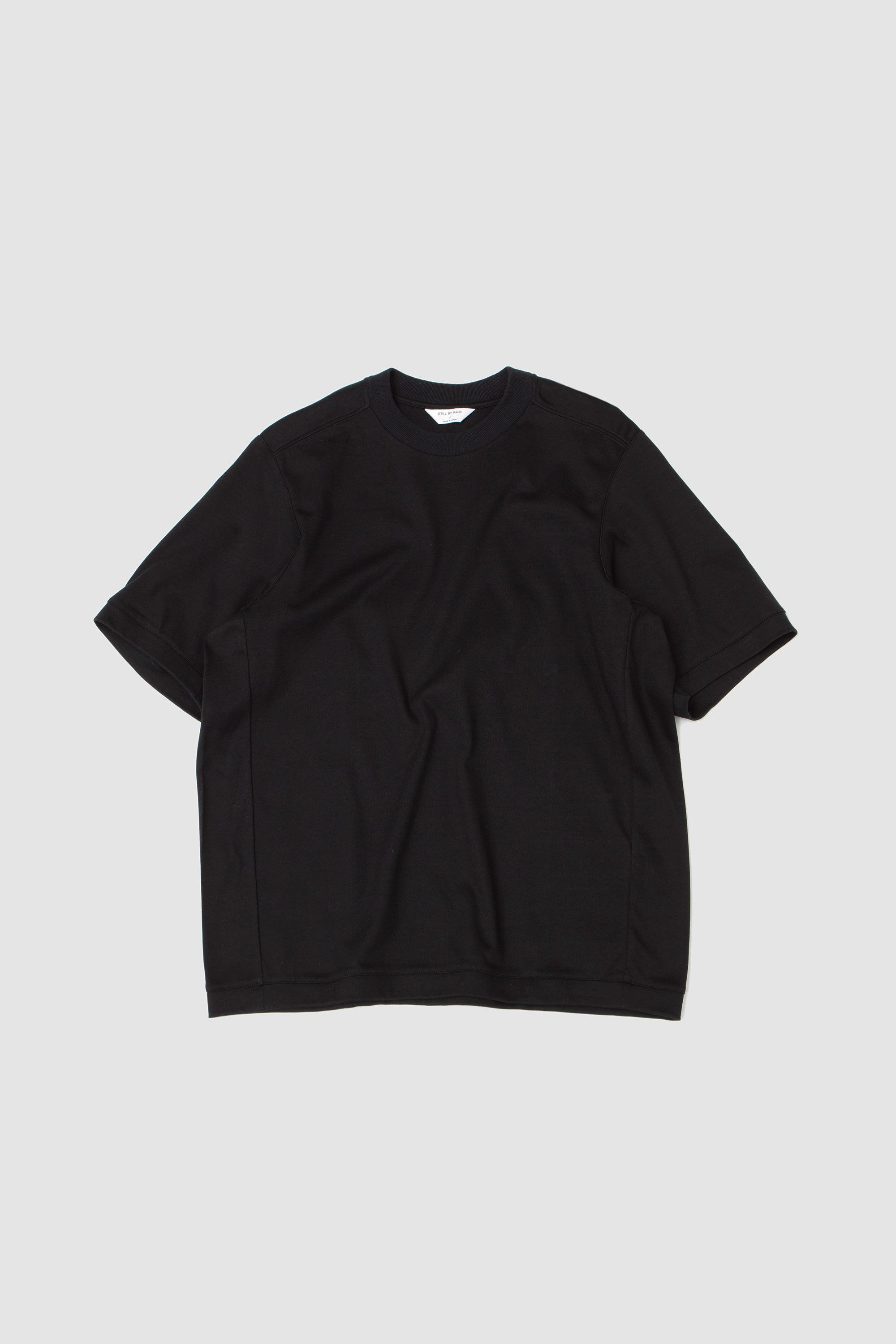 Half Sleeve Sweatshirt Black