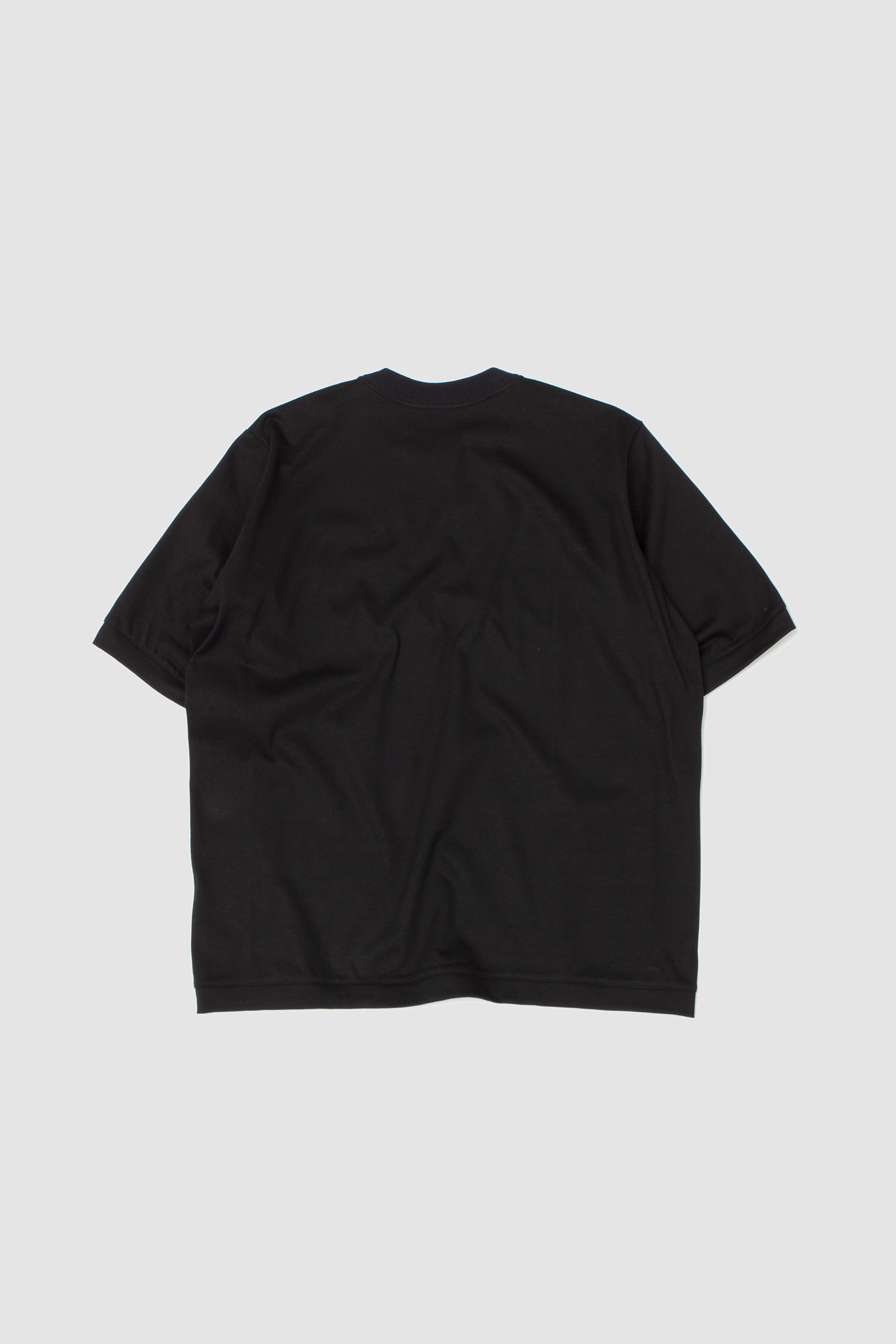 Half Sleeve Sweatshirt Black_4