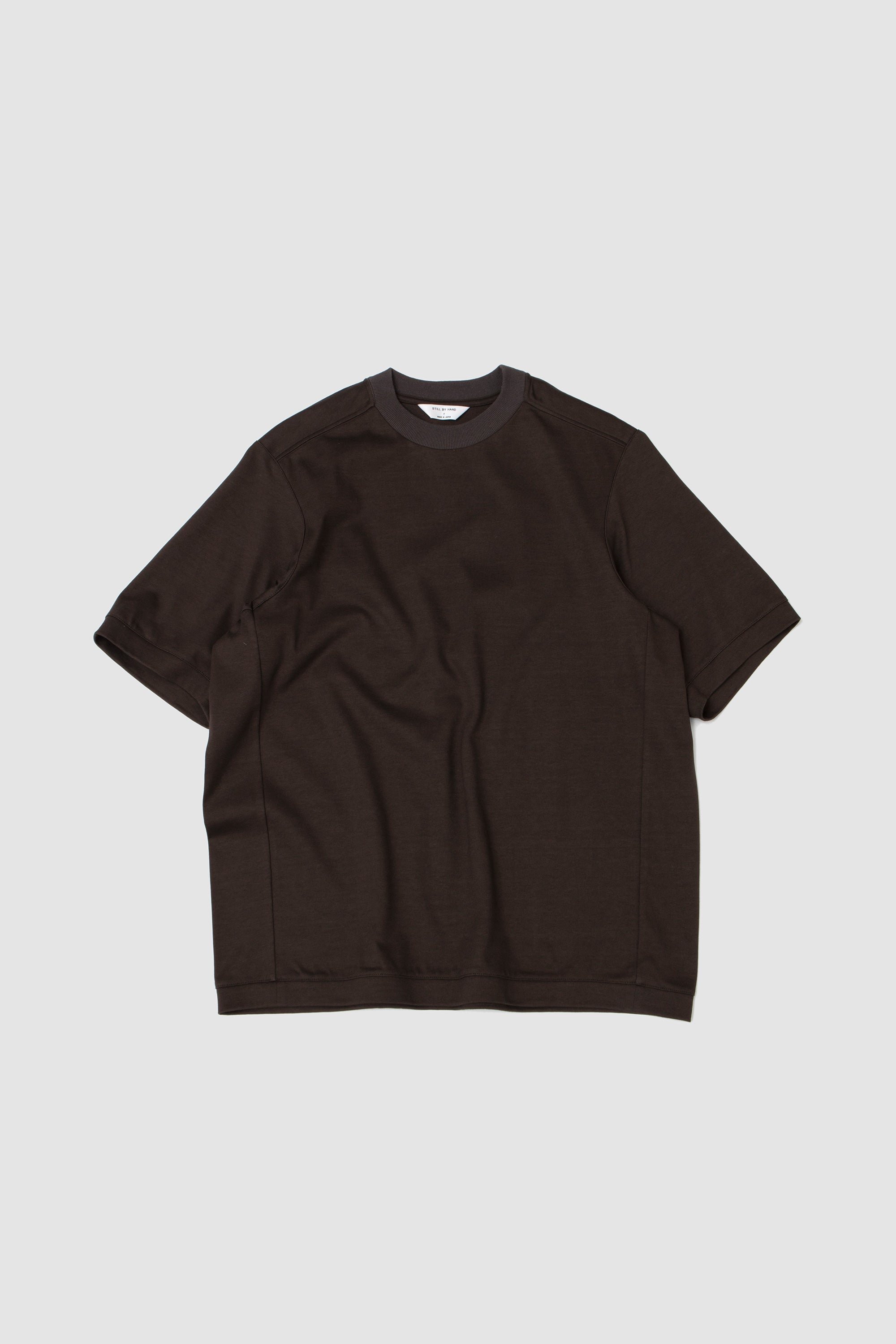 Half Sleeve Sweatshirt Brown Charcoal