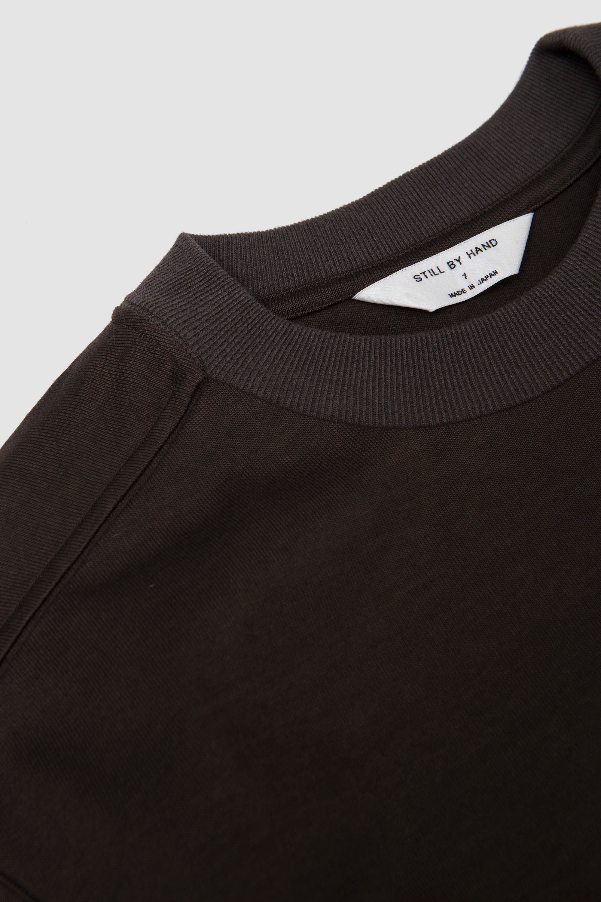 Half Sleeve Sweatshirt Brown Charcoal_2