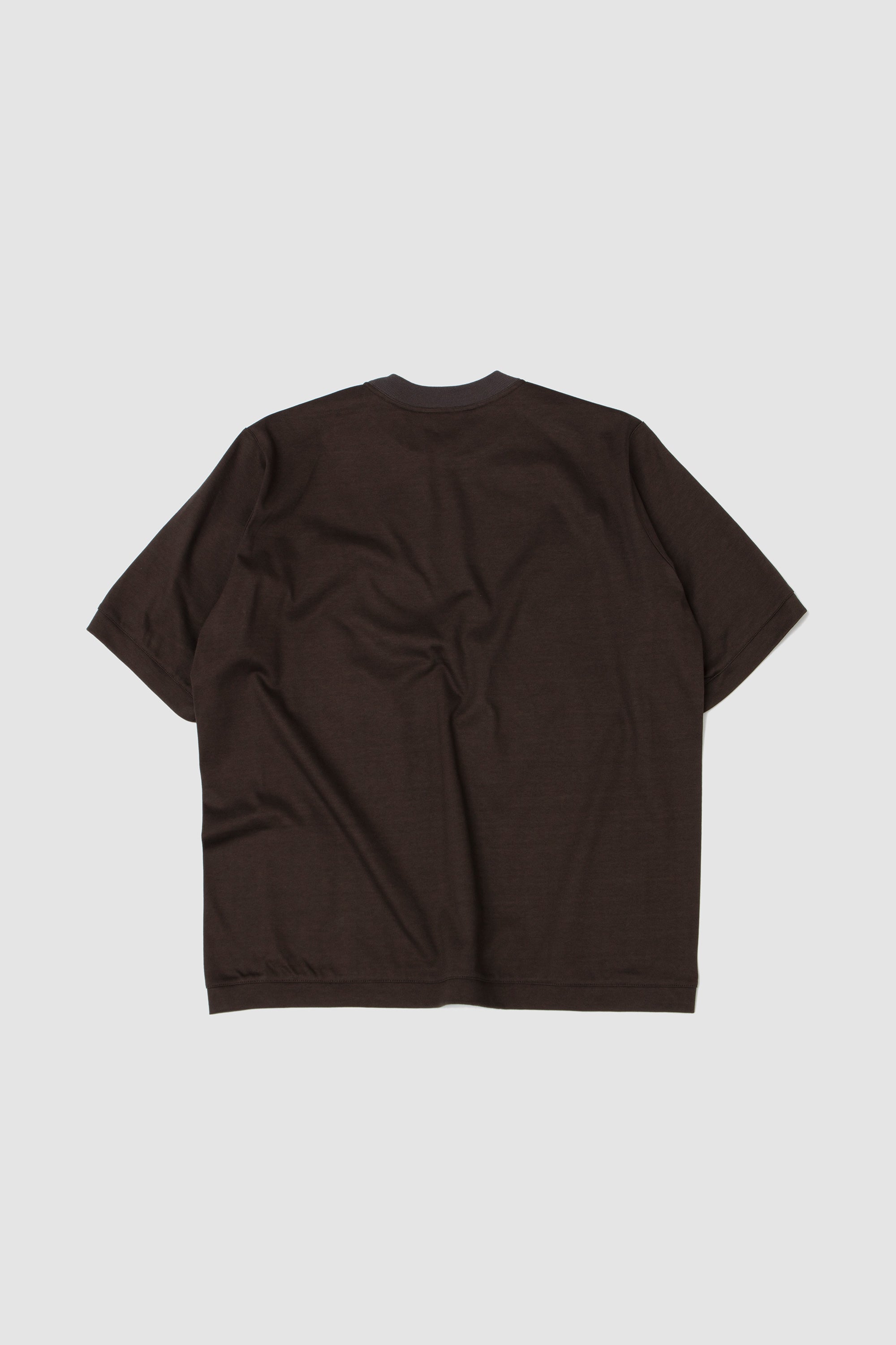 Half Sleeve Sweatshirt Brown Charcoal_4