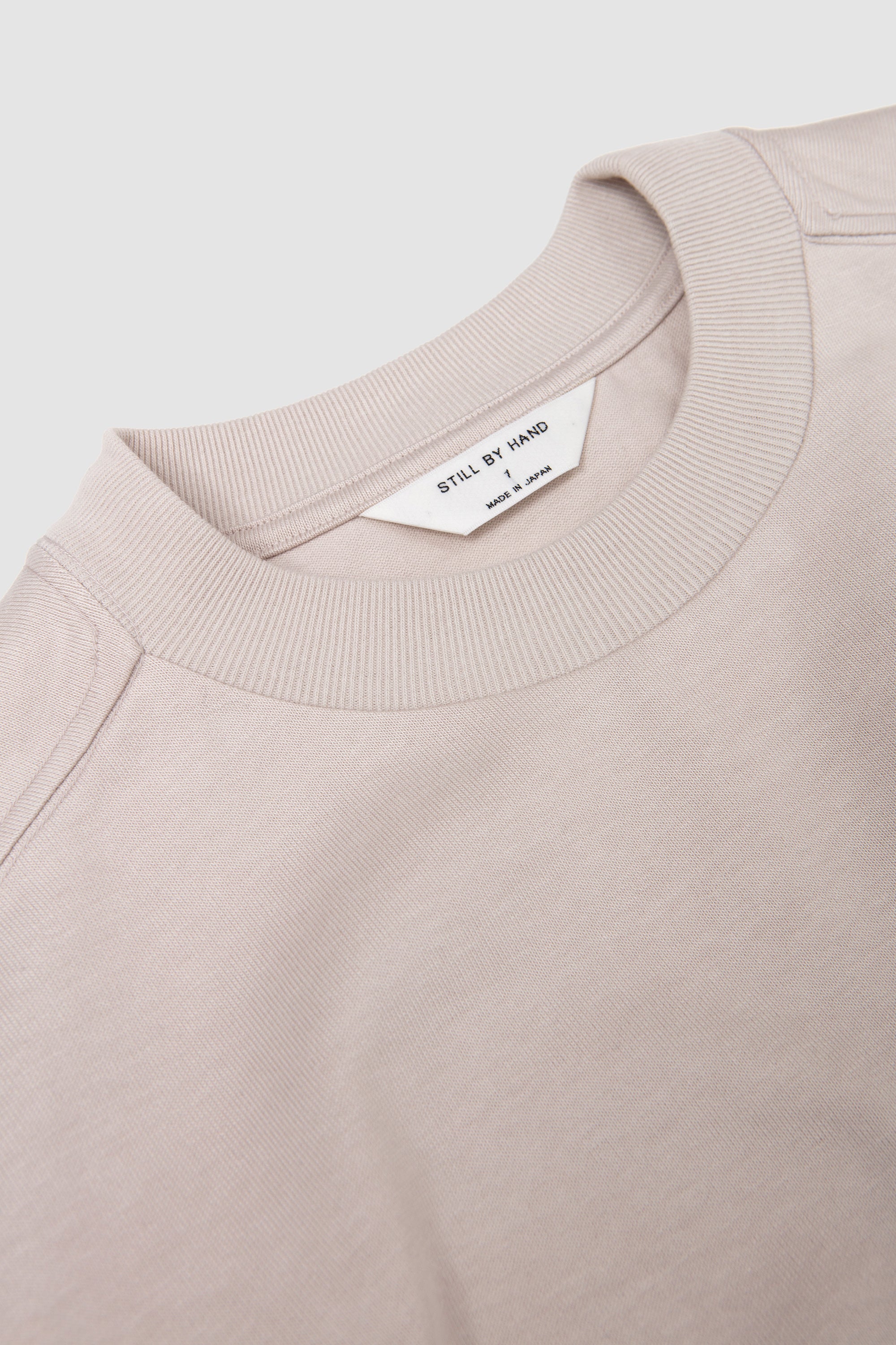 Half Sleeve Sweatshirt Pink Beige_2