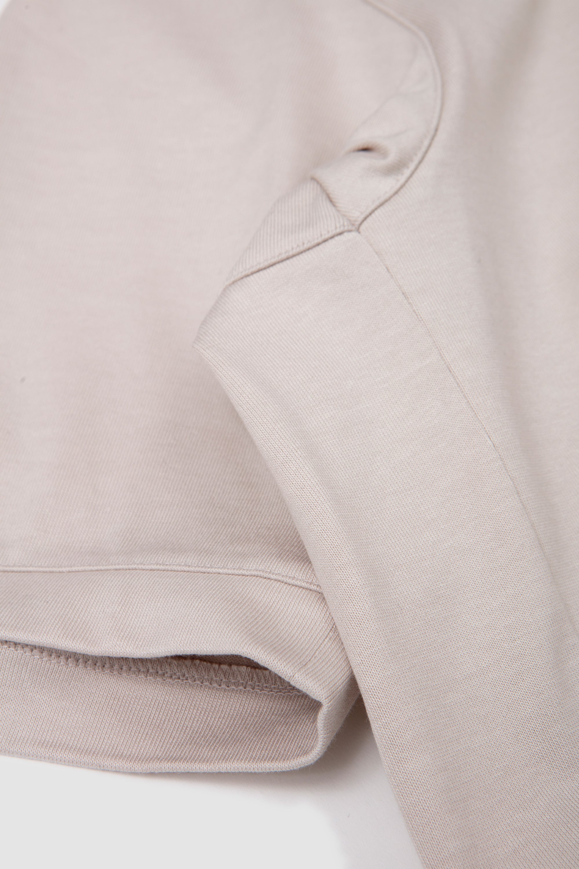 Half Sleeve Sweatshirt Pink Beige_3