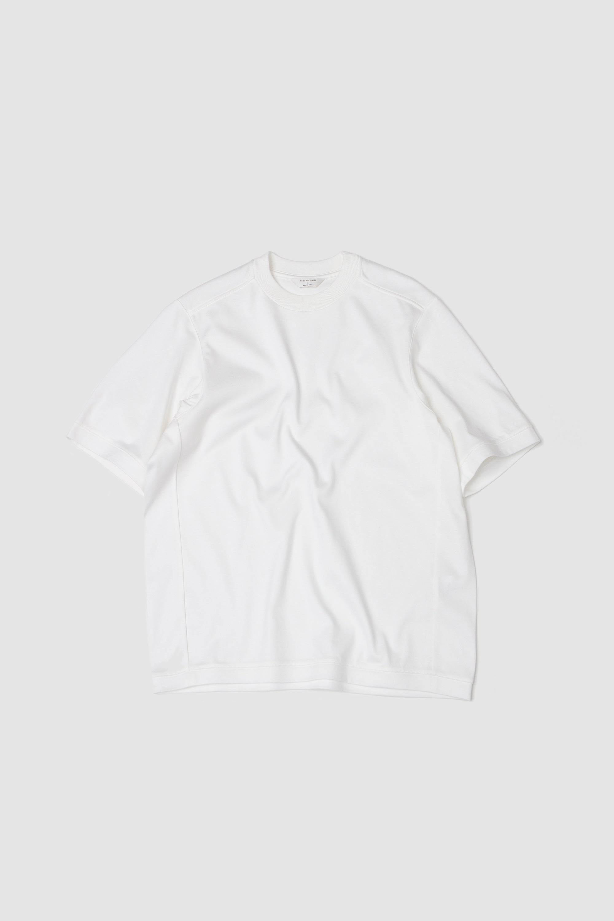 Half Sleeve Sweatshirt White