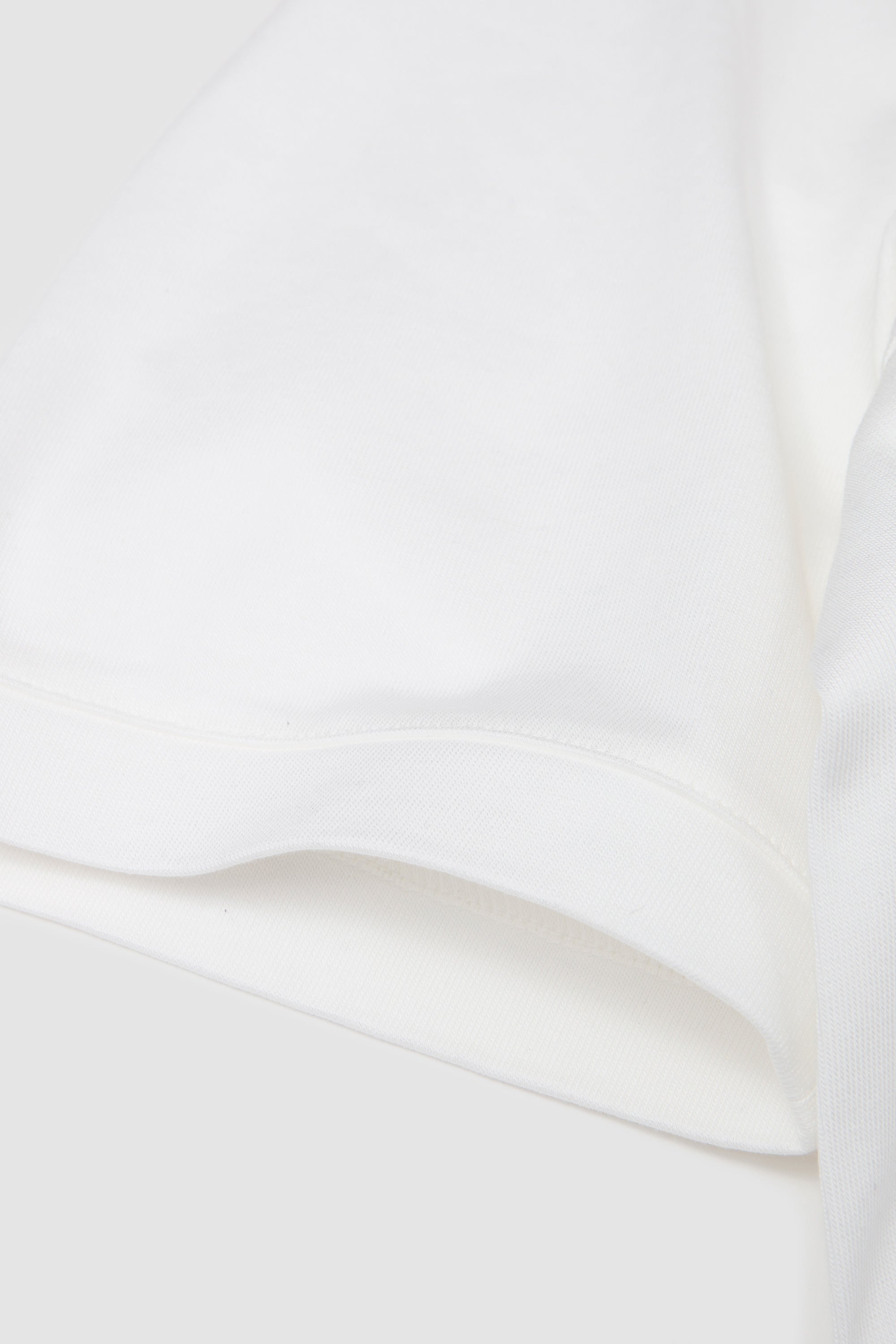 Half Sleeve Sweatshirt White_3