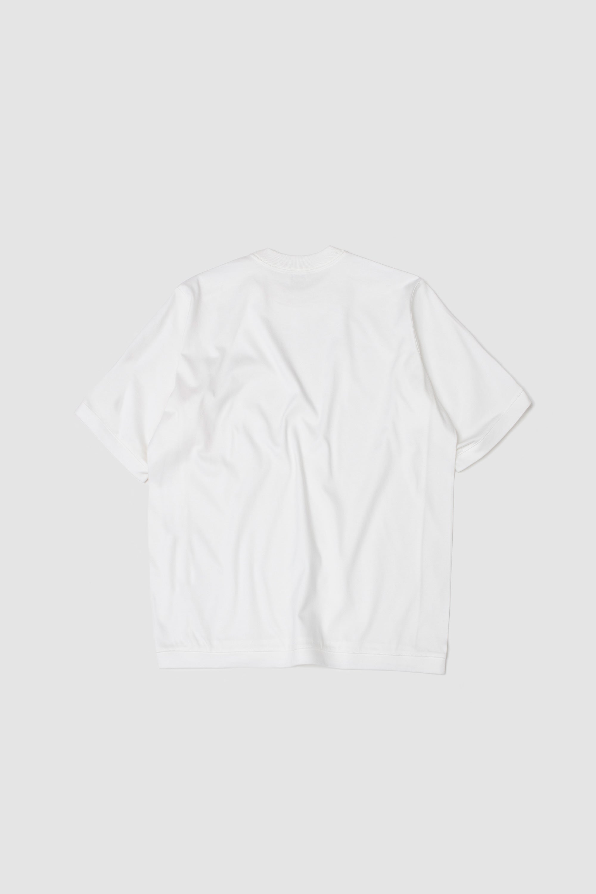 Half Sleeve Sweatshirt White_4