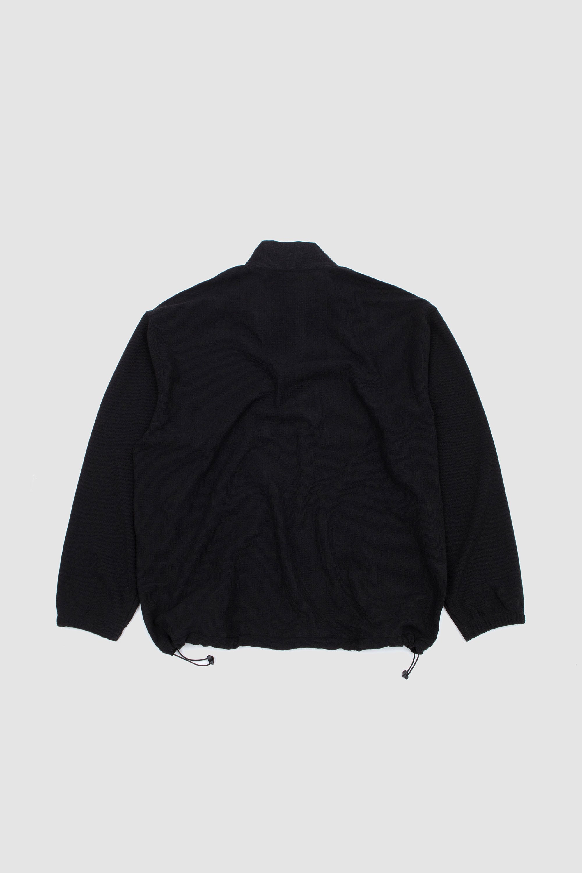High Neck Zip Up Jumper Black_4