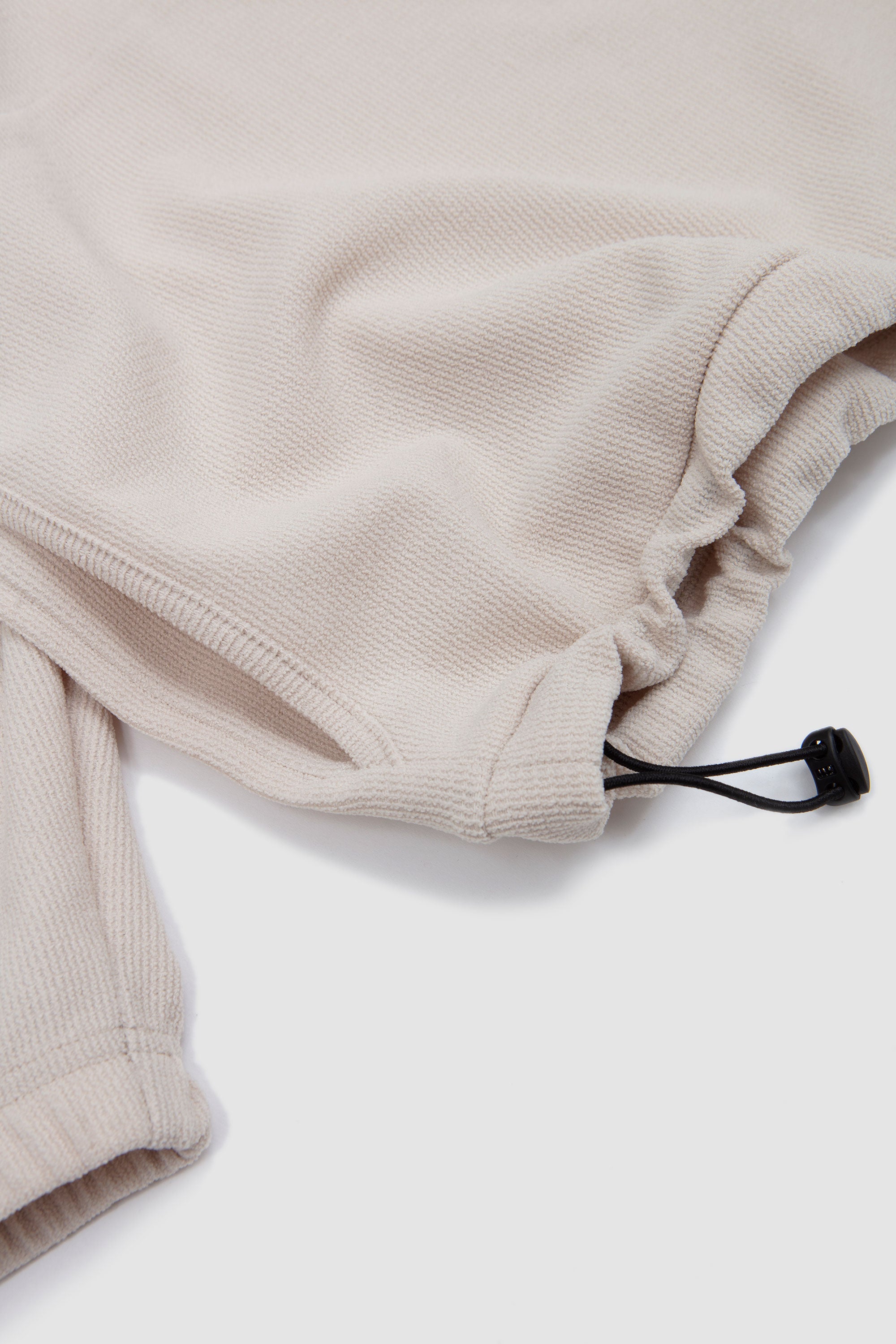 High Neck Zip Up Jumper Light Beige_3