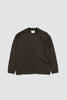 SPORTIVO STORE_Knitted Rib LS T-Shirt Olive