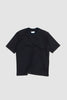 SPORTIVO STORE_Knitted Rib T-Shirt Black Navy