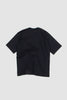 SPORTIVO STORE_Knitted Rib T-Shirt Black Navy_5