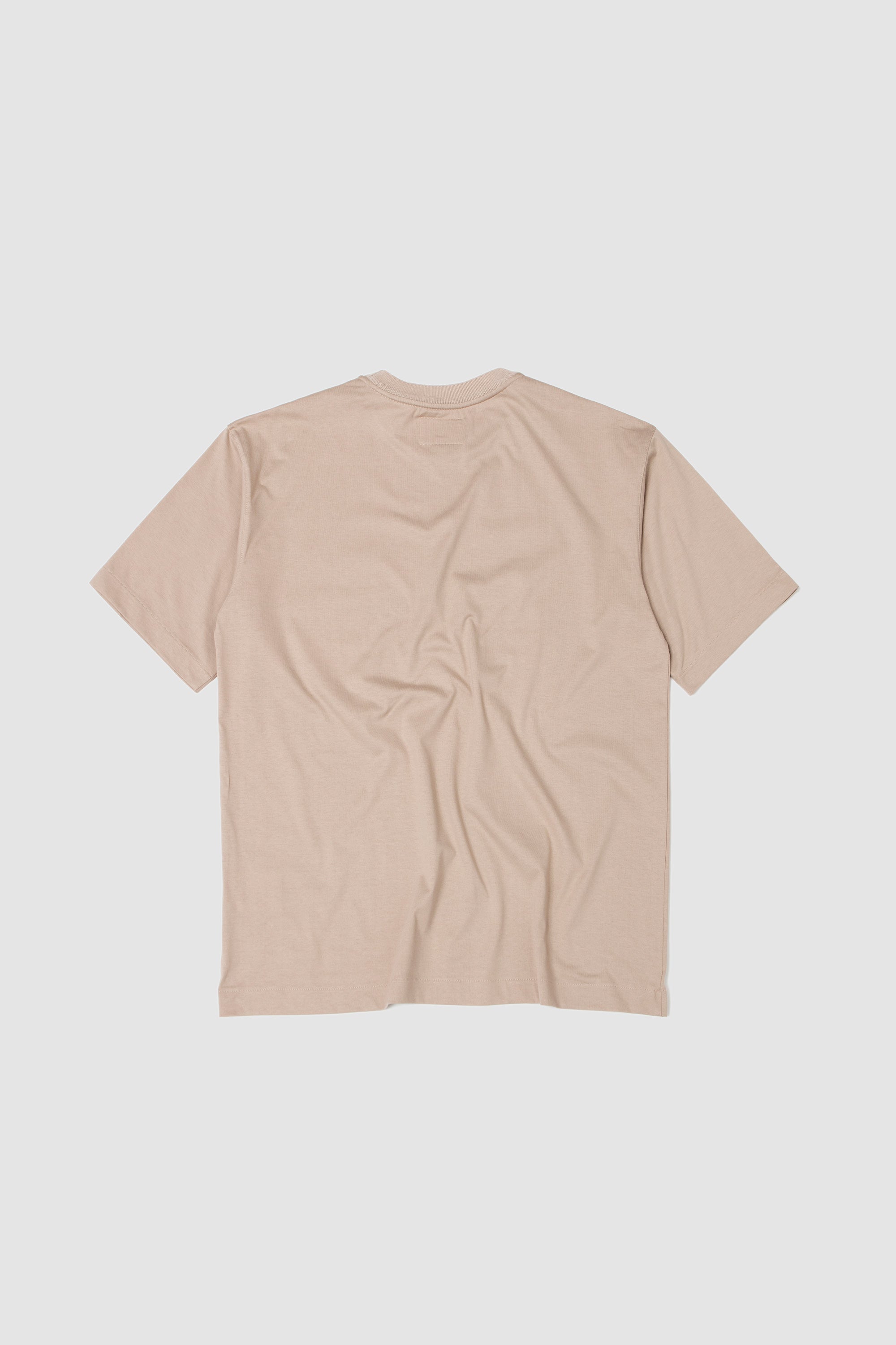 Knitted Rib T-Shirt Sand Beige_4