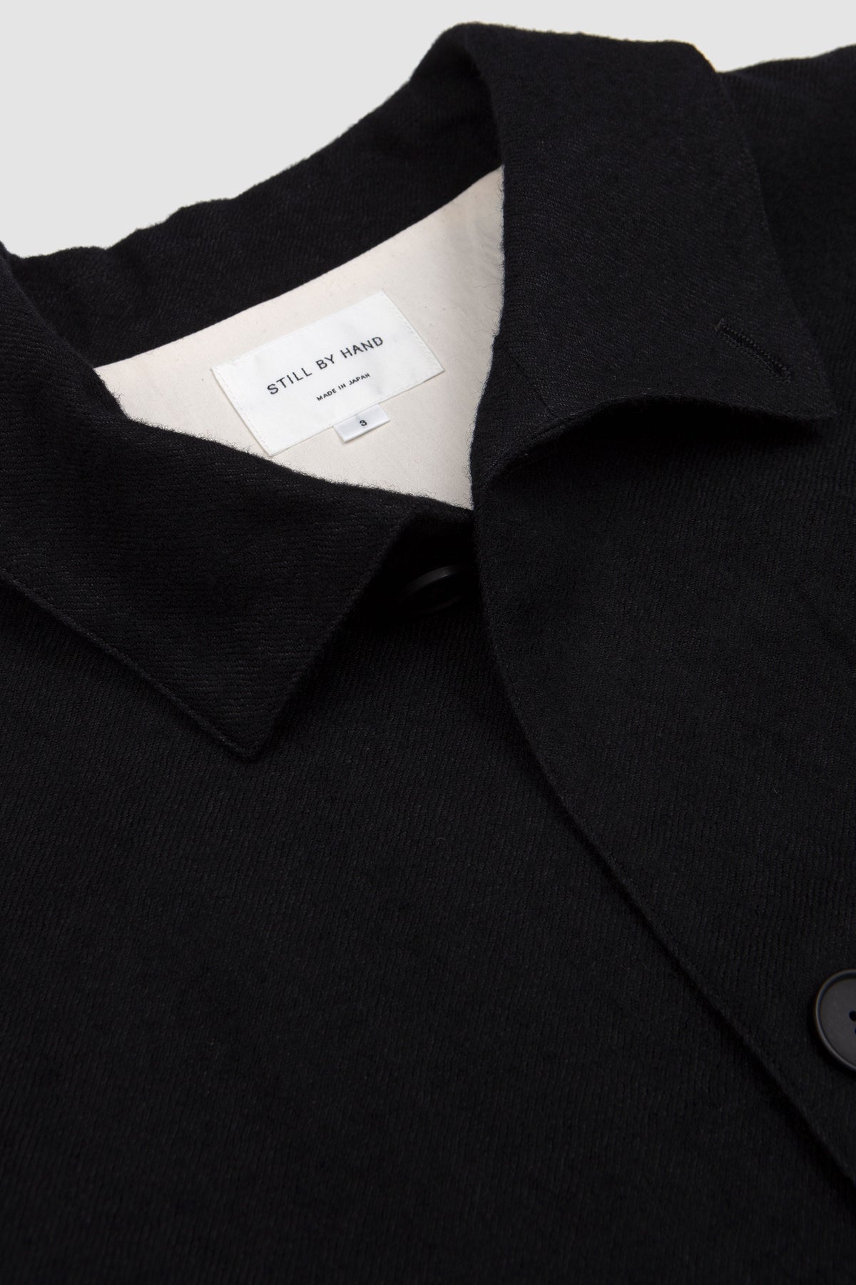 Linen Mixed Wool Coat Black_2