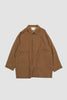 SPORTIVO STORE_Linen/Wool Half Coat Brick