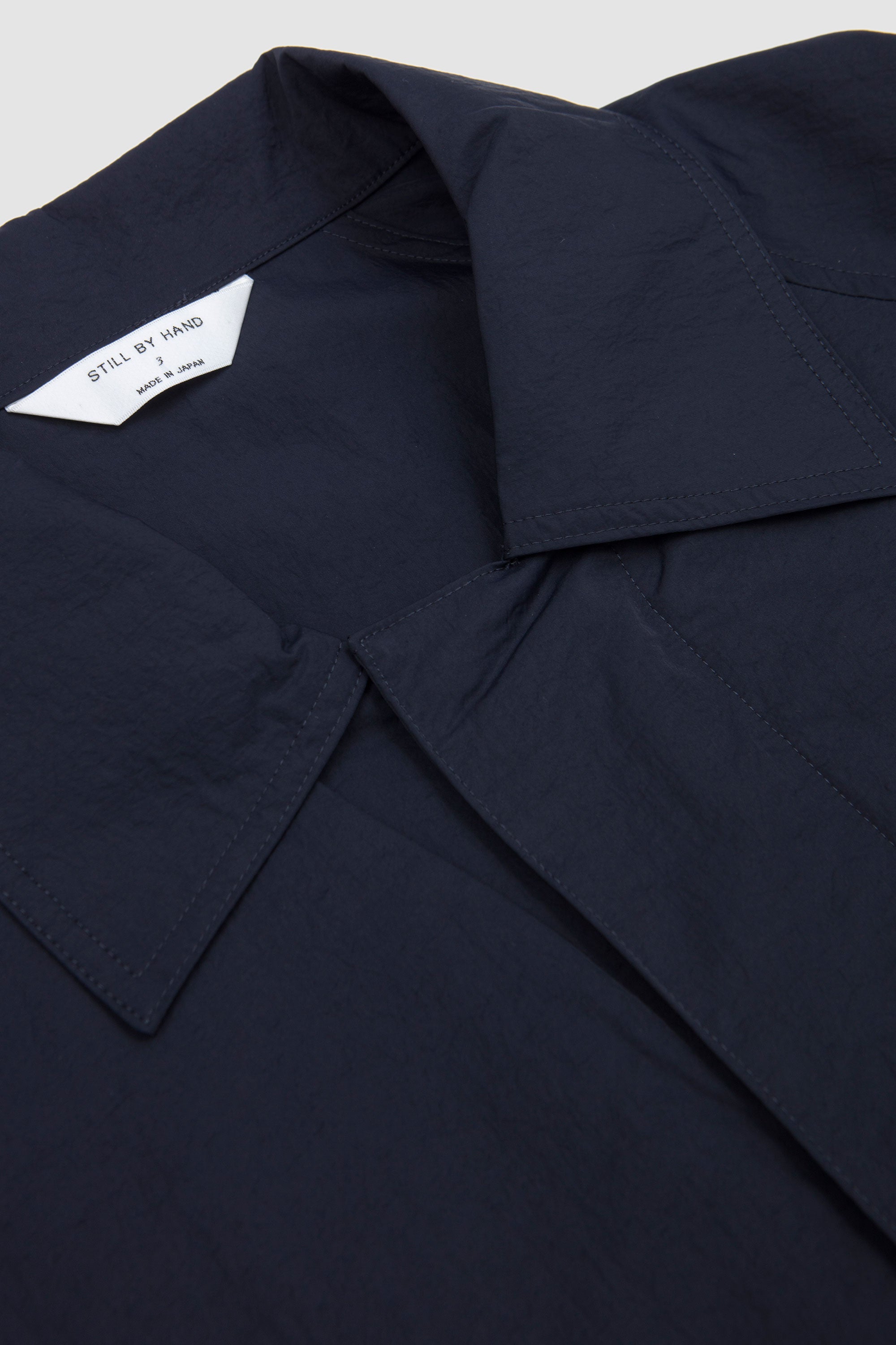 Nylon Half Coat Dark Navy