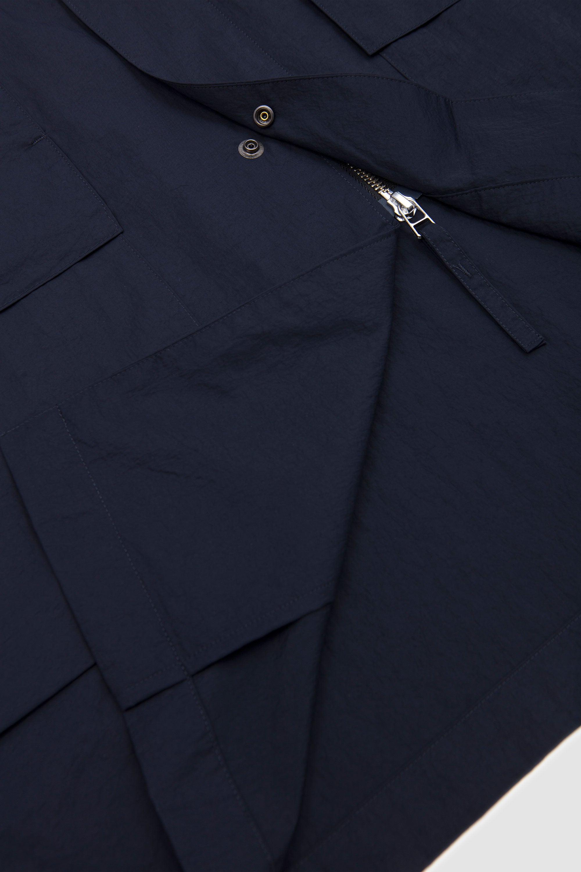 Nylon Half Coat Dark Navy