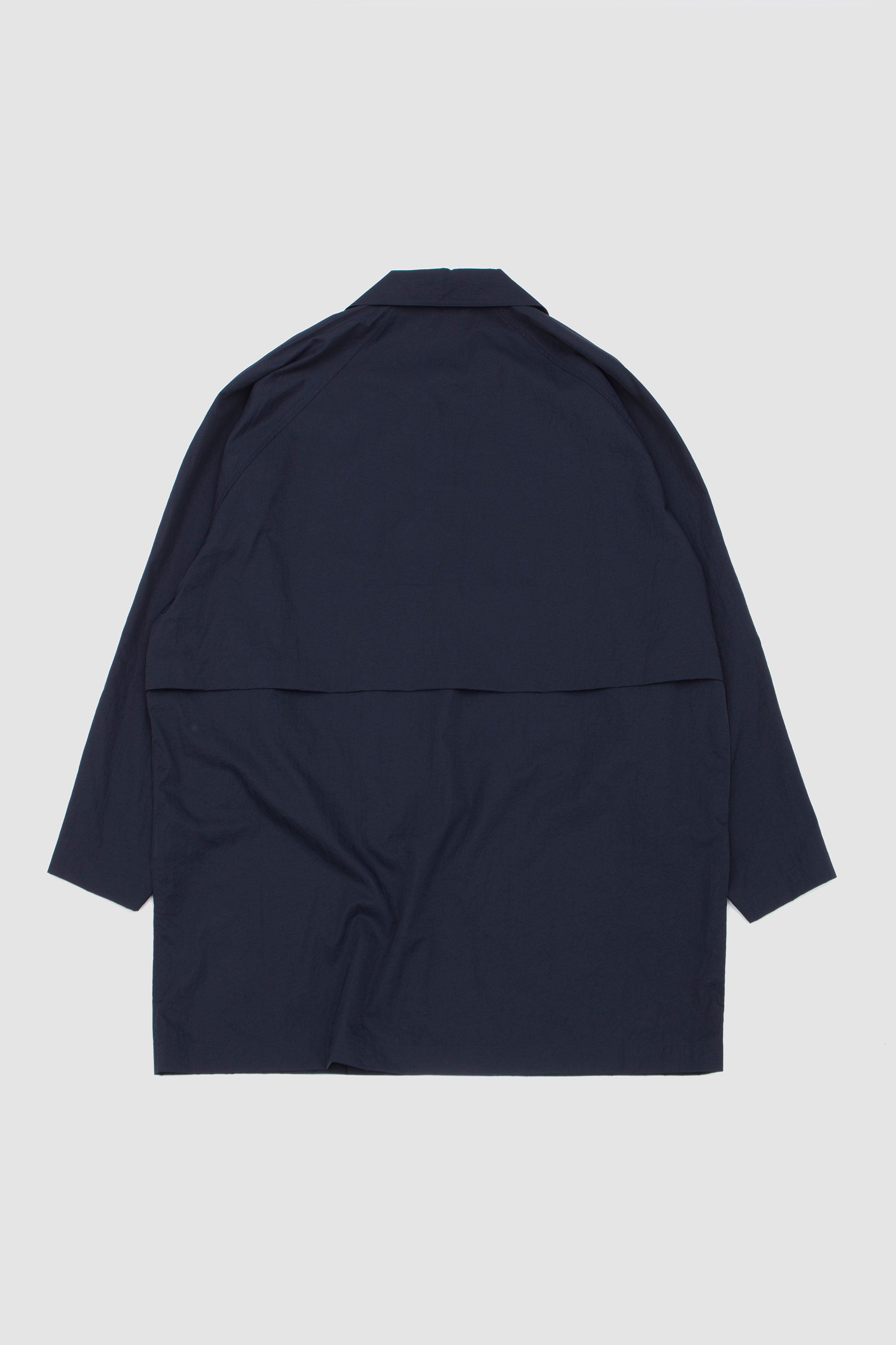 Nylon Half Coat Dark Navy_4