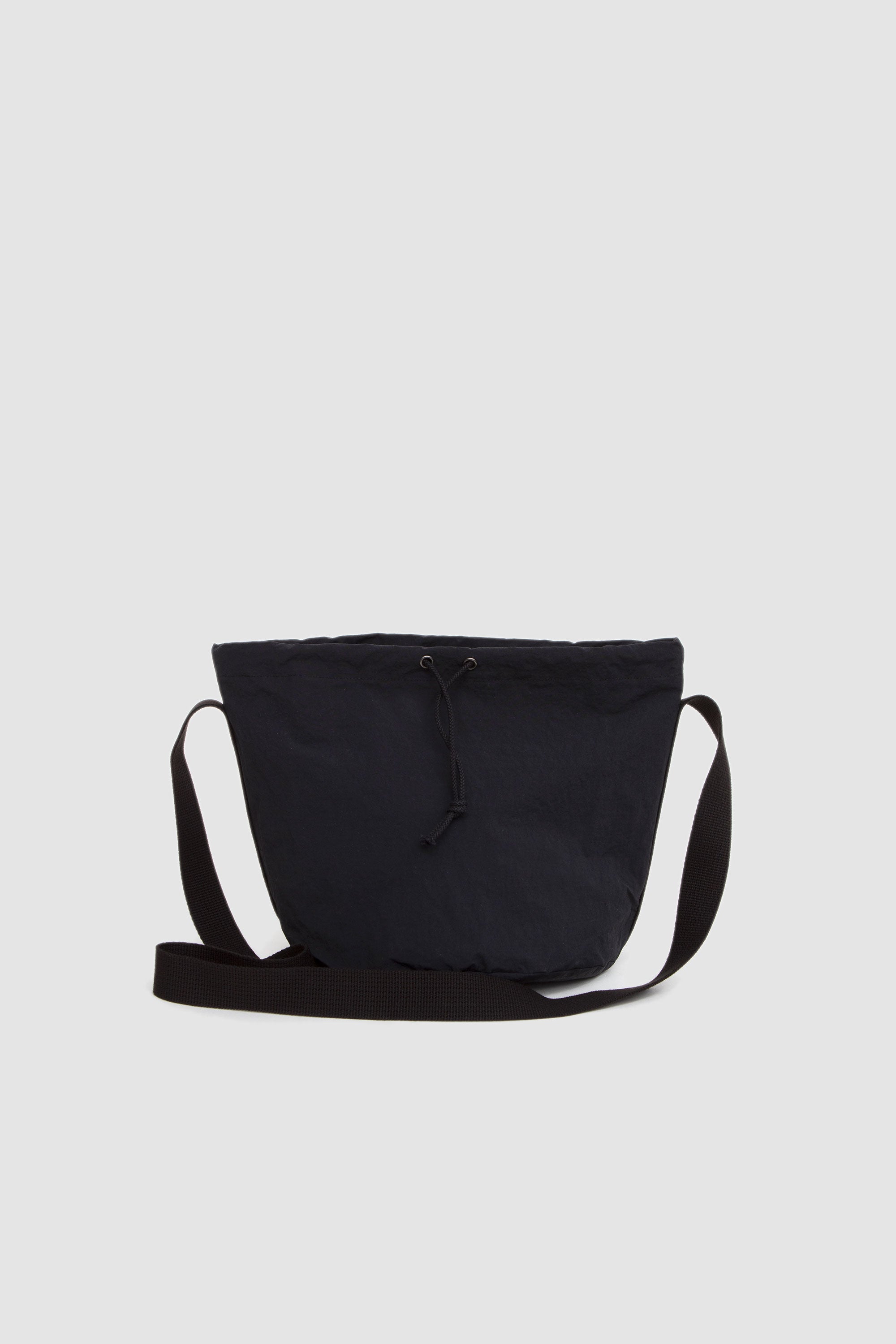 One Shoulder String Bag Black_1