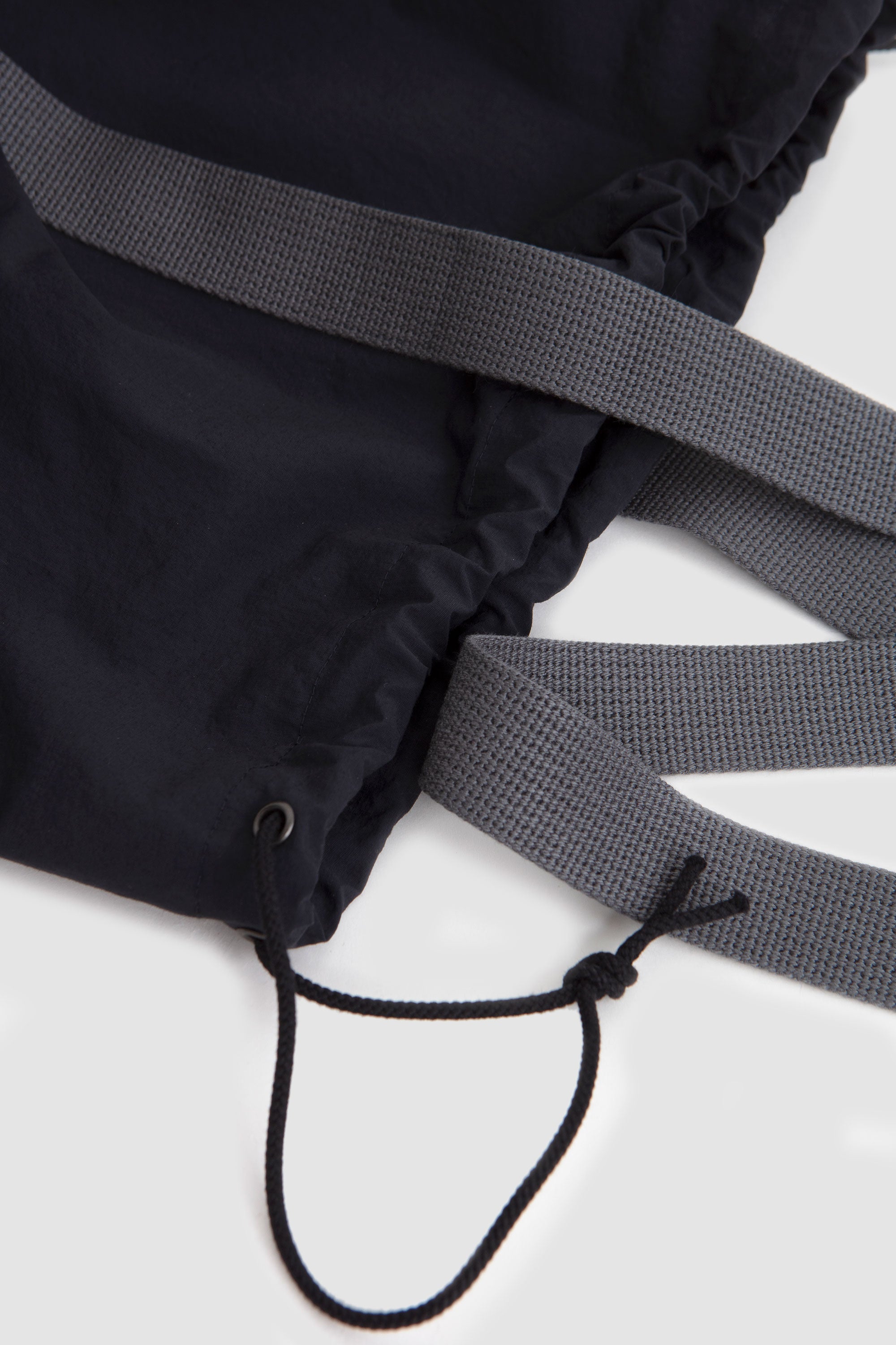 One Shoulder String Bag Dark Navy_2