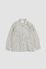 SPORTIVO STORE_Open Collar Wool Shirt Light Grey
