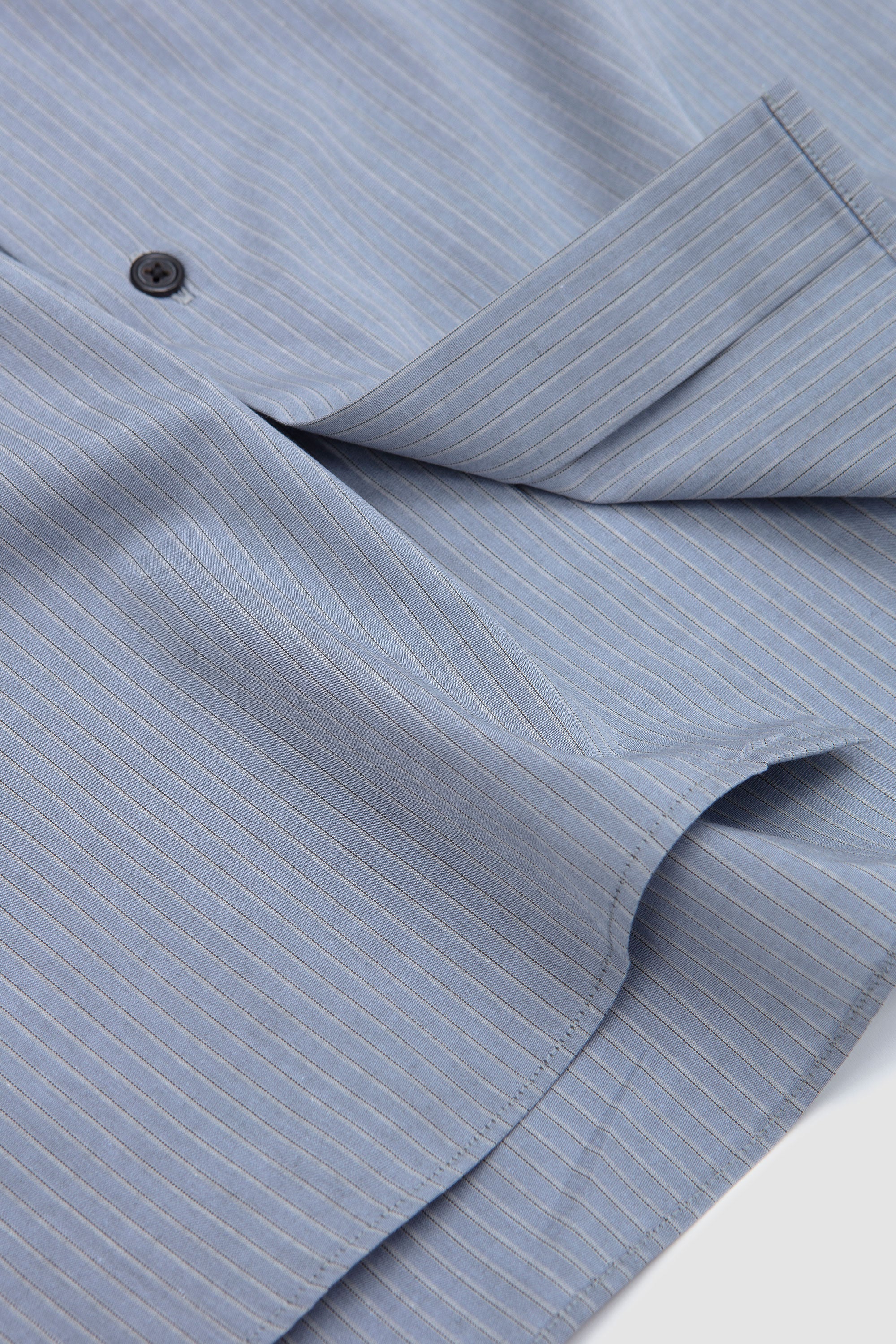 Oversized Shirt Blue Stripe