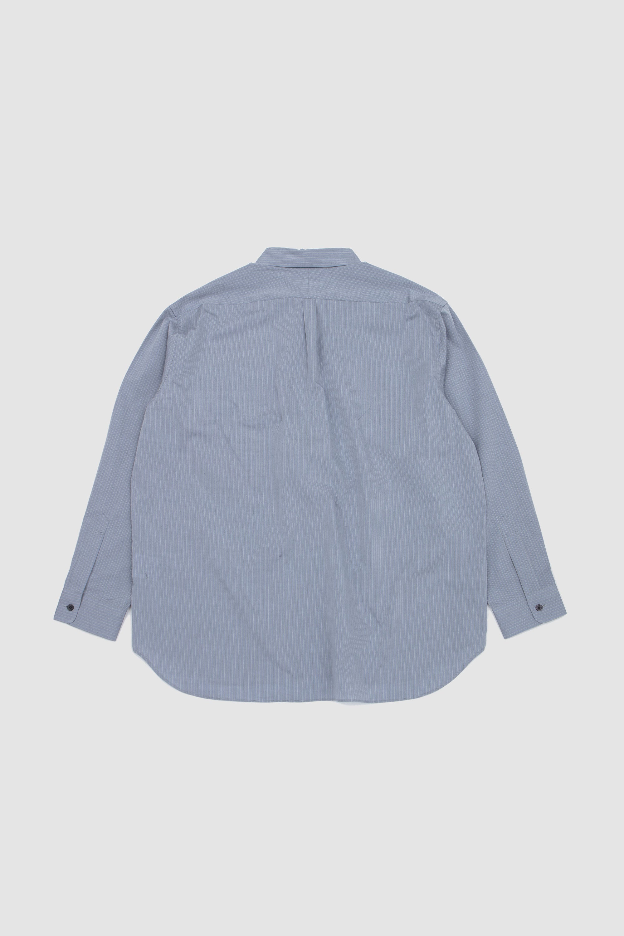 Oversized Shirt Blue Stripe_4
